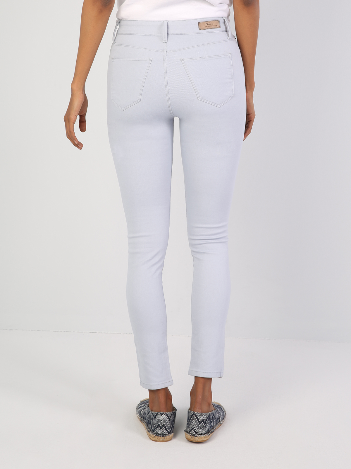 Super Slim Fit   Kadın Mavi  Pantolon Cl1042606