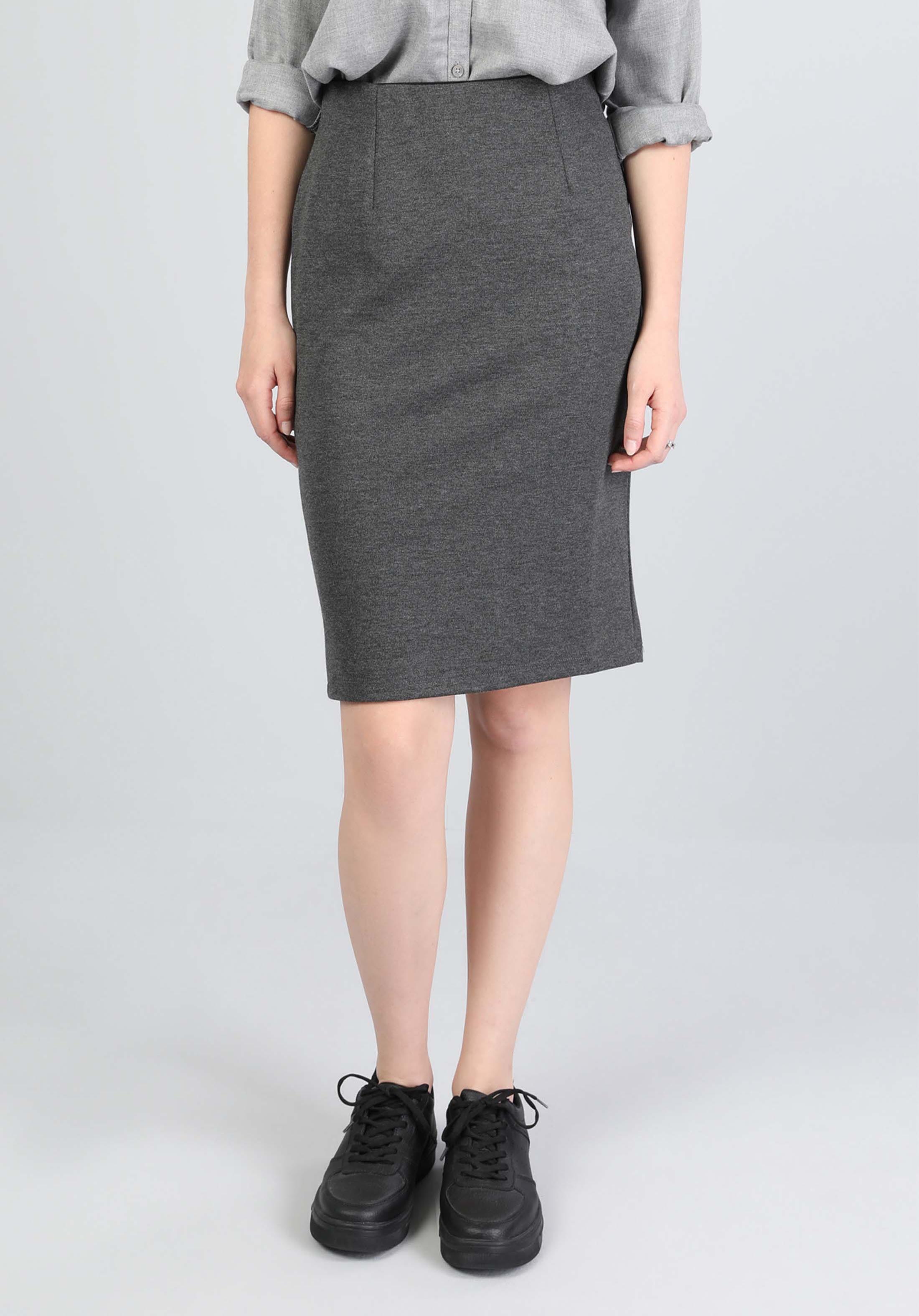 Slim Fit   Kadın Antrasit Etek Cl1045015