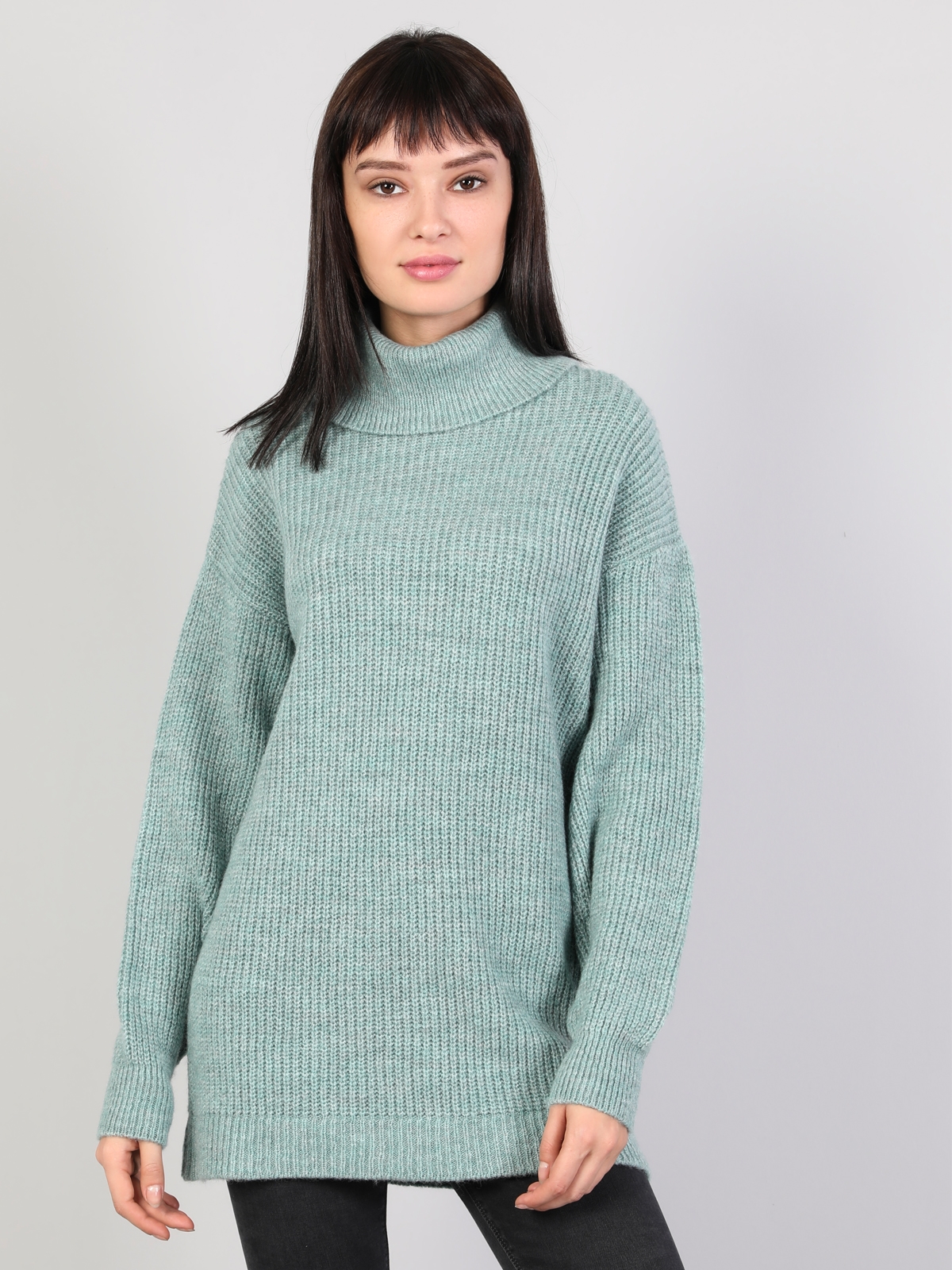 Colins Turquıse Woman Sweaters. 1