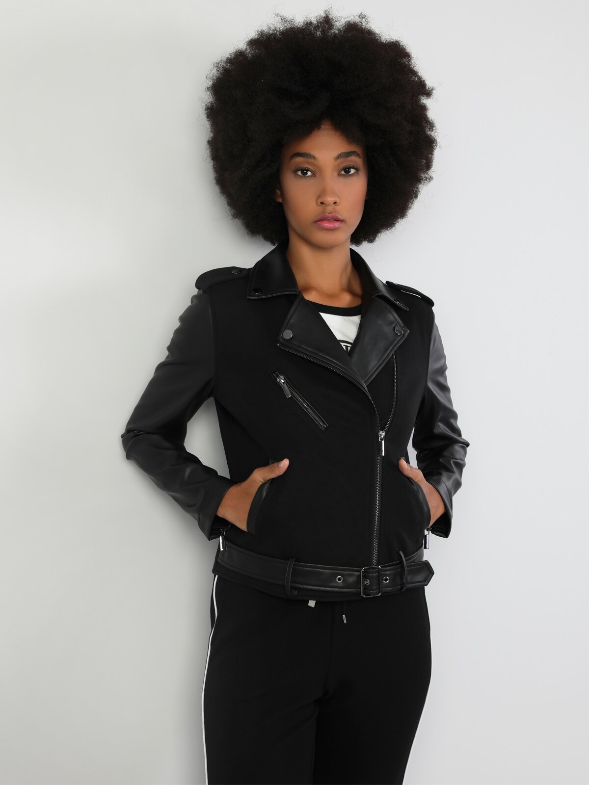 Slim Fit     Kadın Siyah Mont Cl1047289