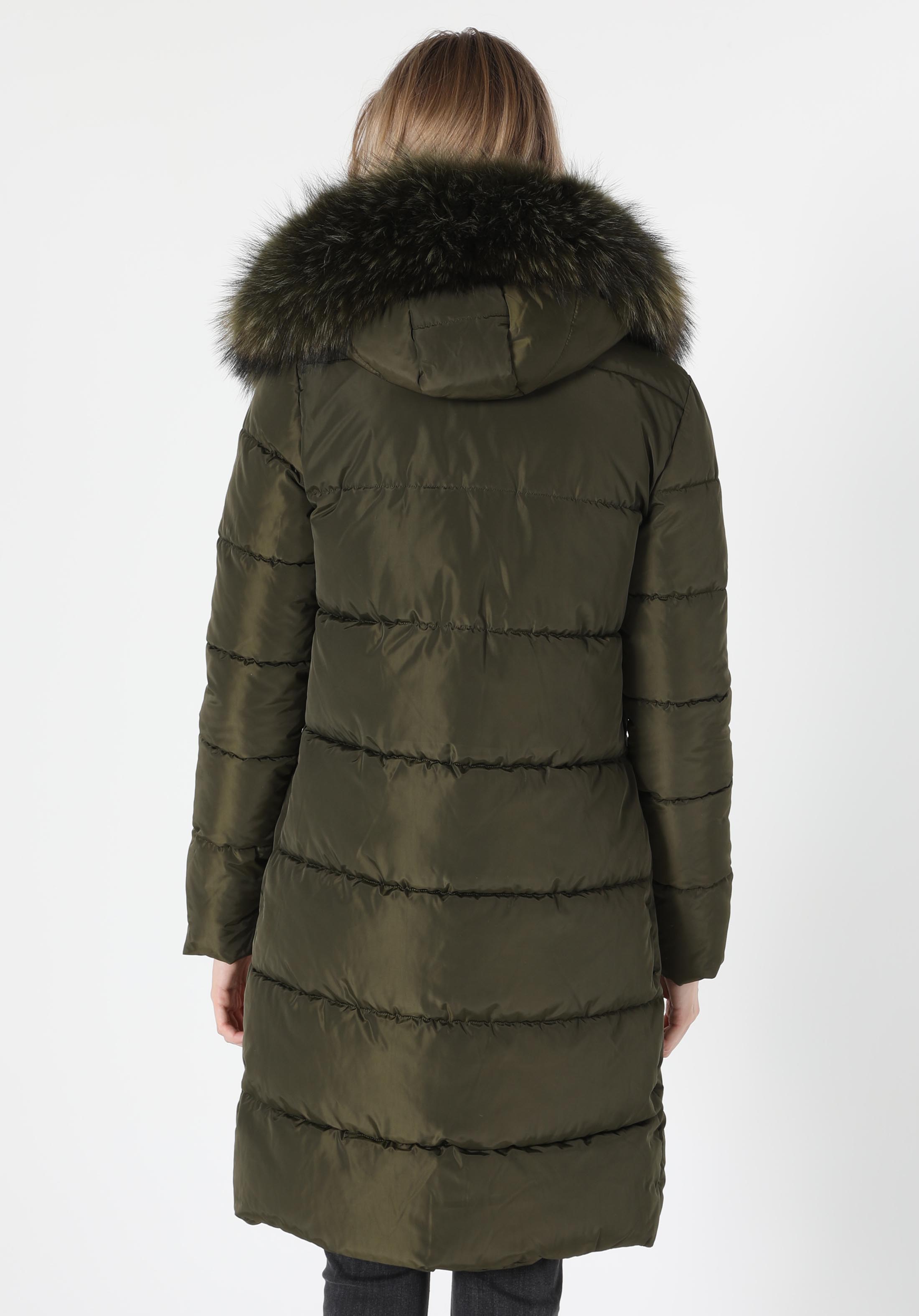 Regular Fit     Kadın Yeşil Kaban Cl1055695