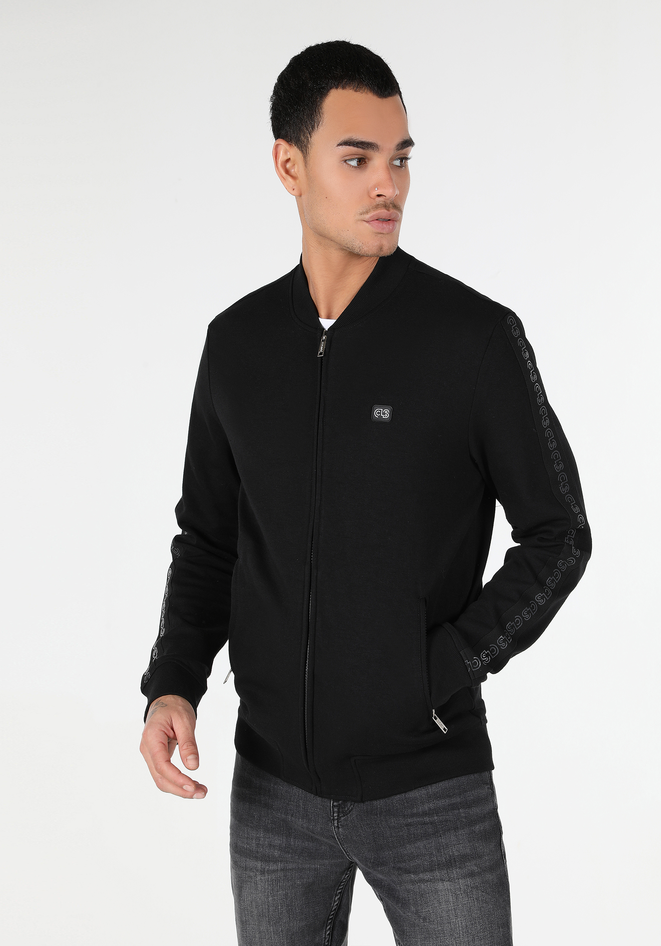 Slim Fit    Erkek Siyah Ceket