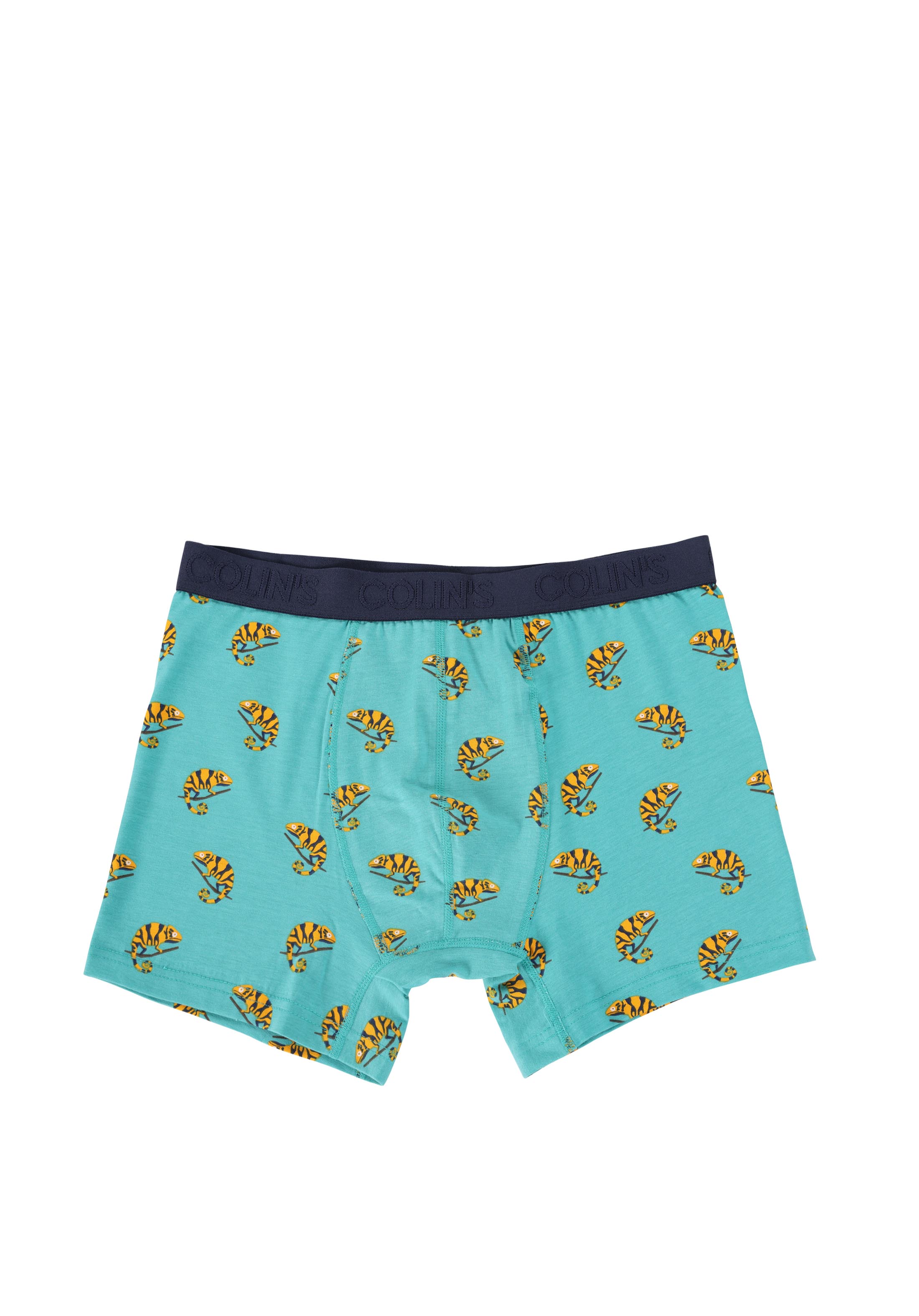 Modern Fit Baskılı Erkek Yeşil Boxer