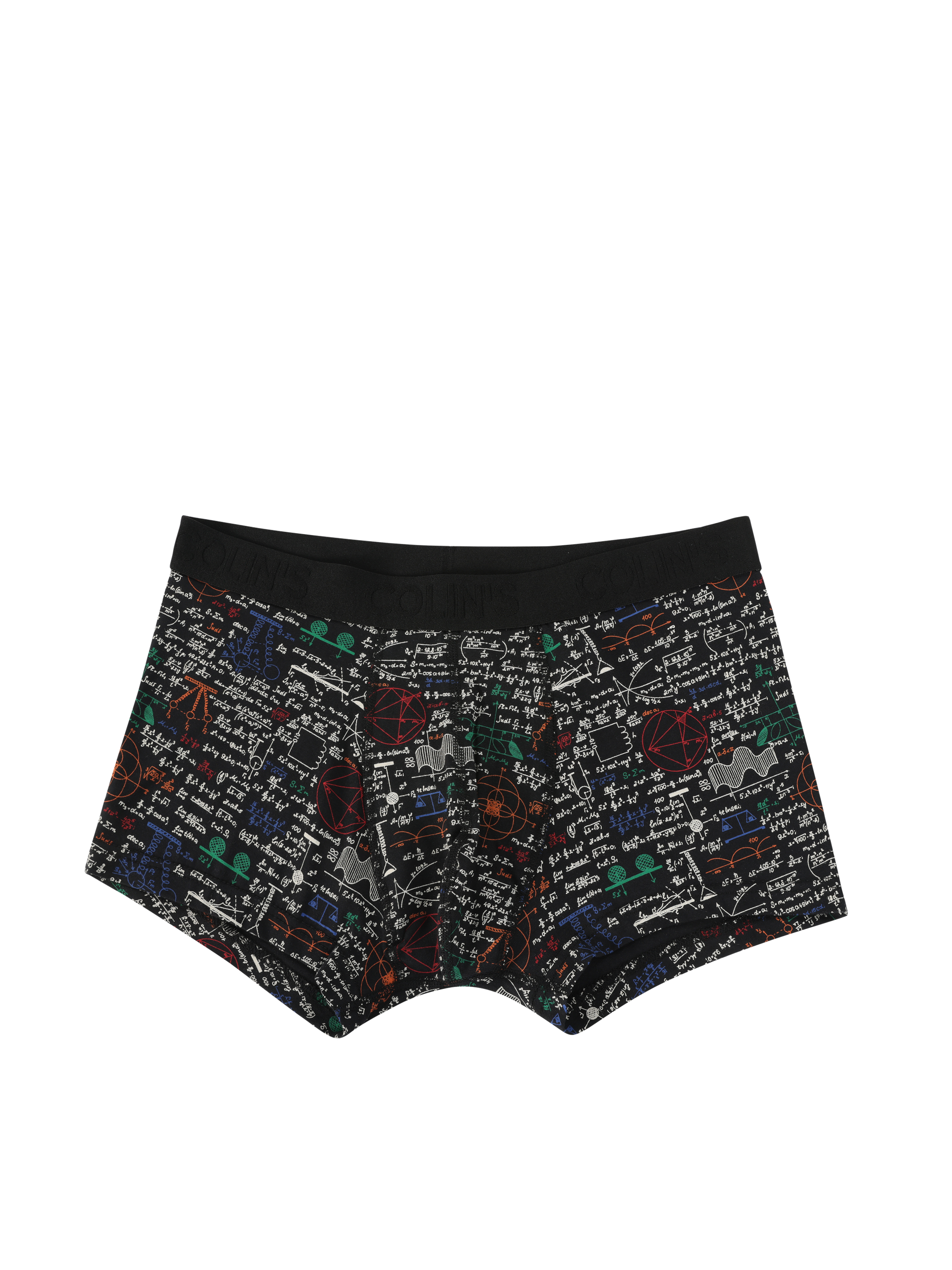 Modern Fit Baskılı Erkek Siyah Boxer