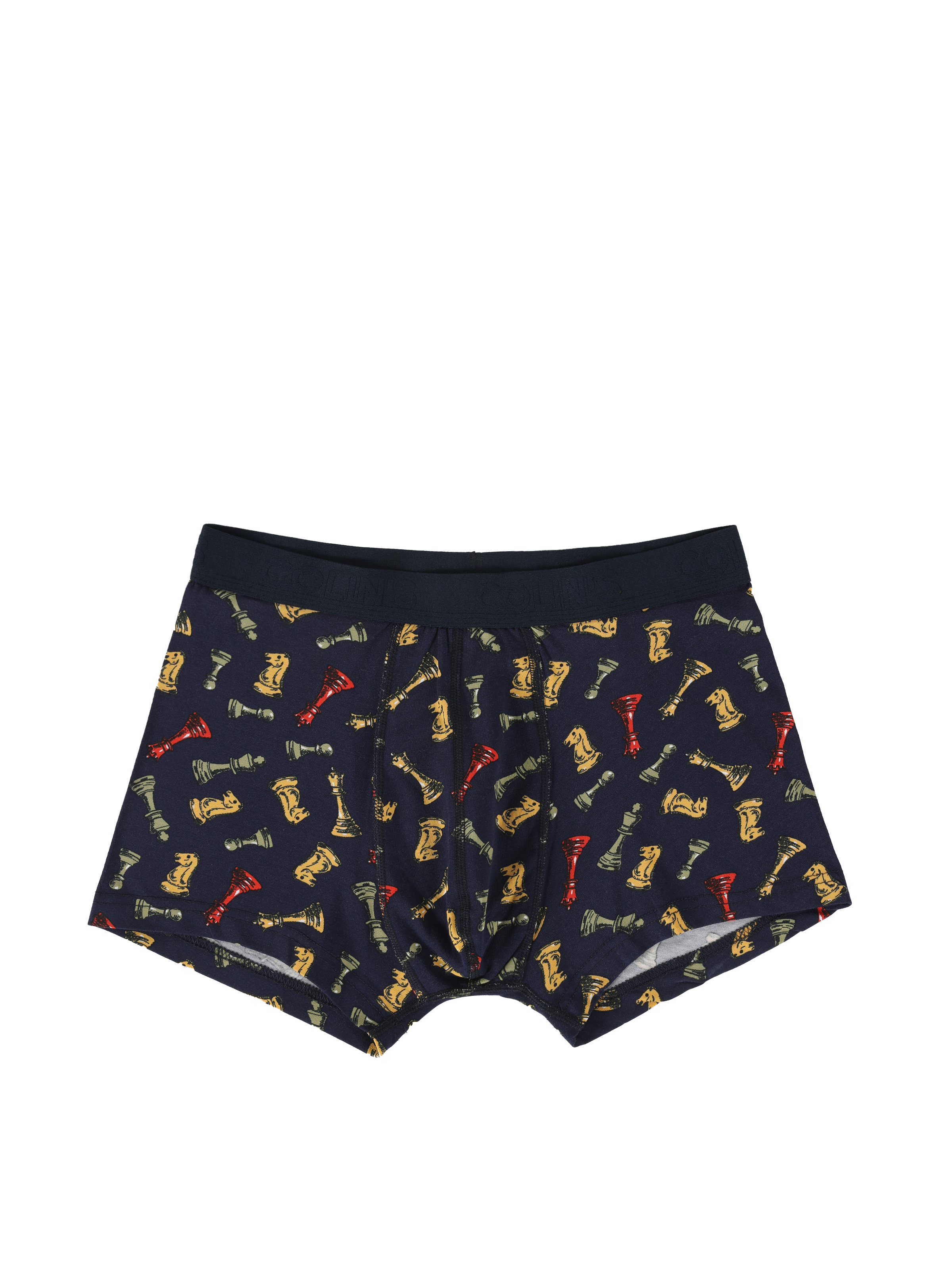 Modern Fit Baskılı Erkek Lacivert Boxer