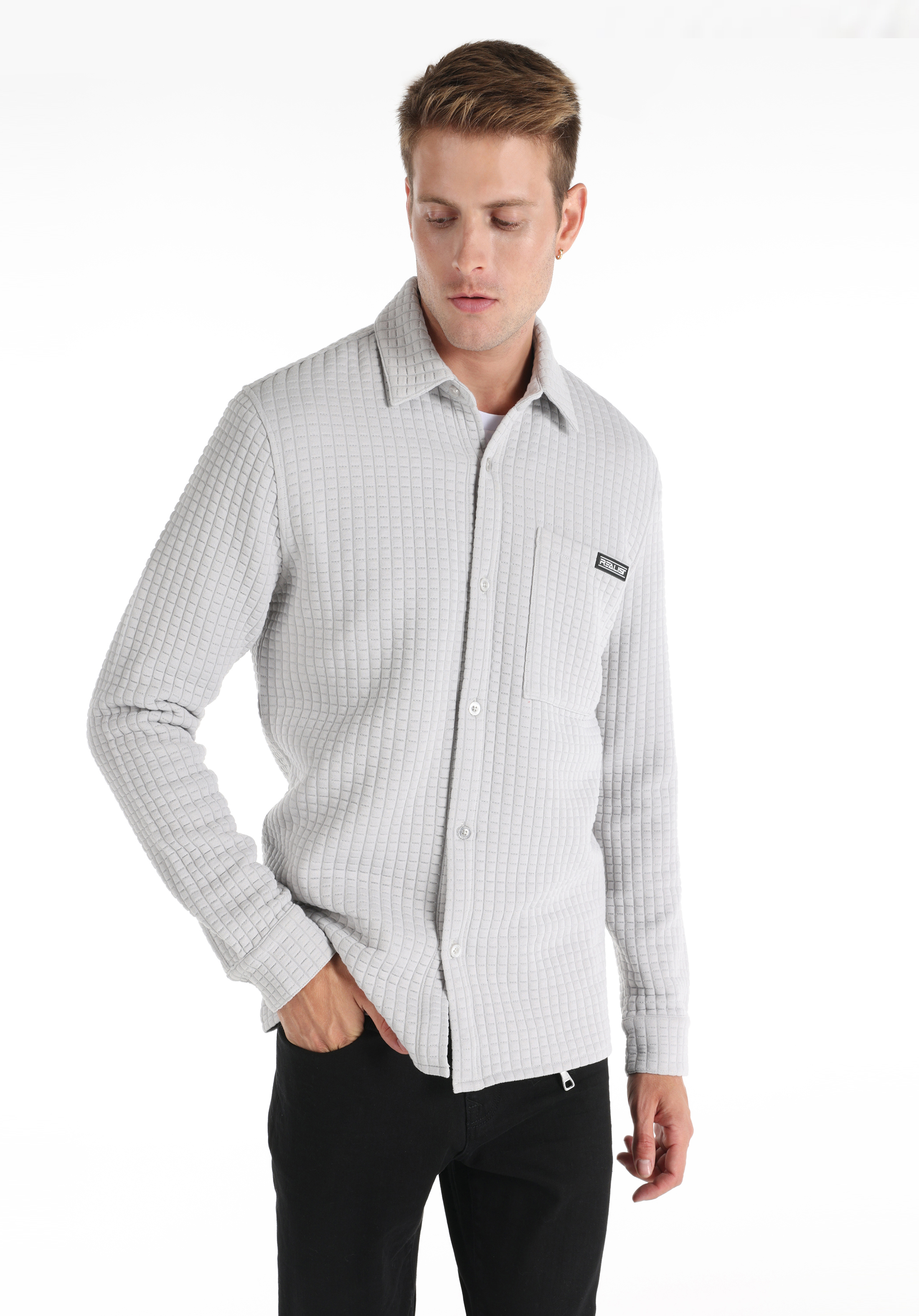 Regular Fit    Erkek Gri Ceket