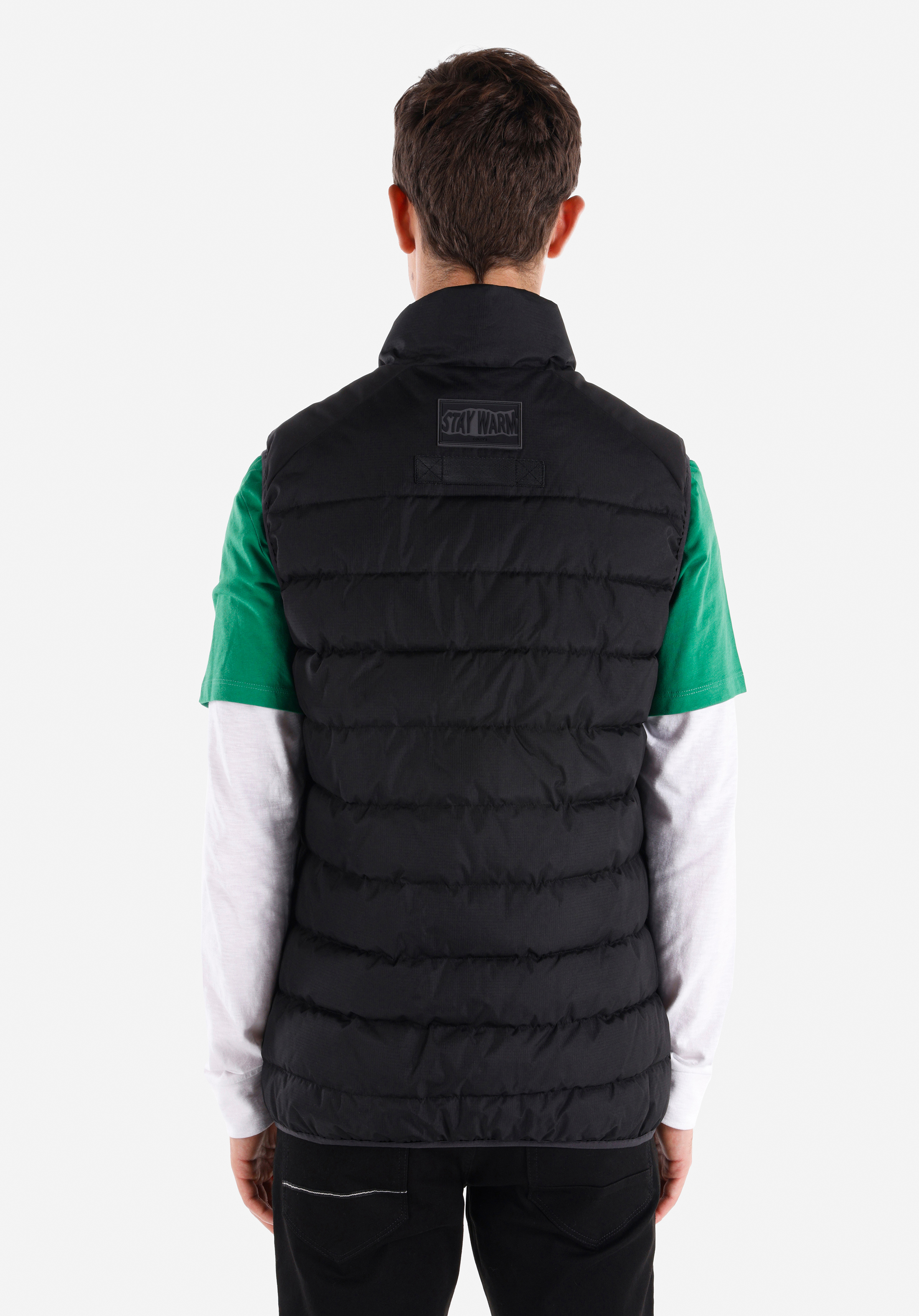 Regular Fit     Erkek Siyah Yelek