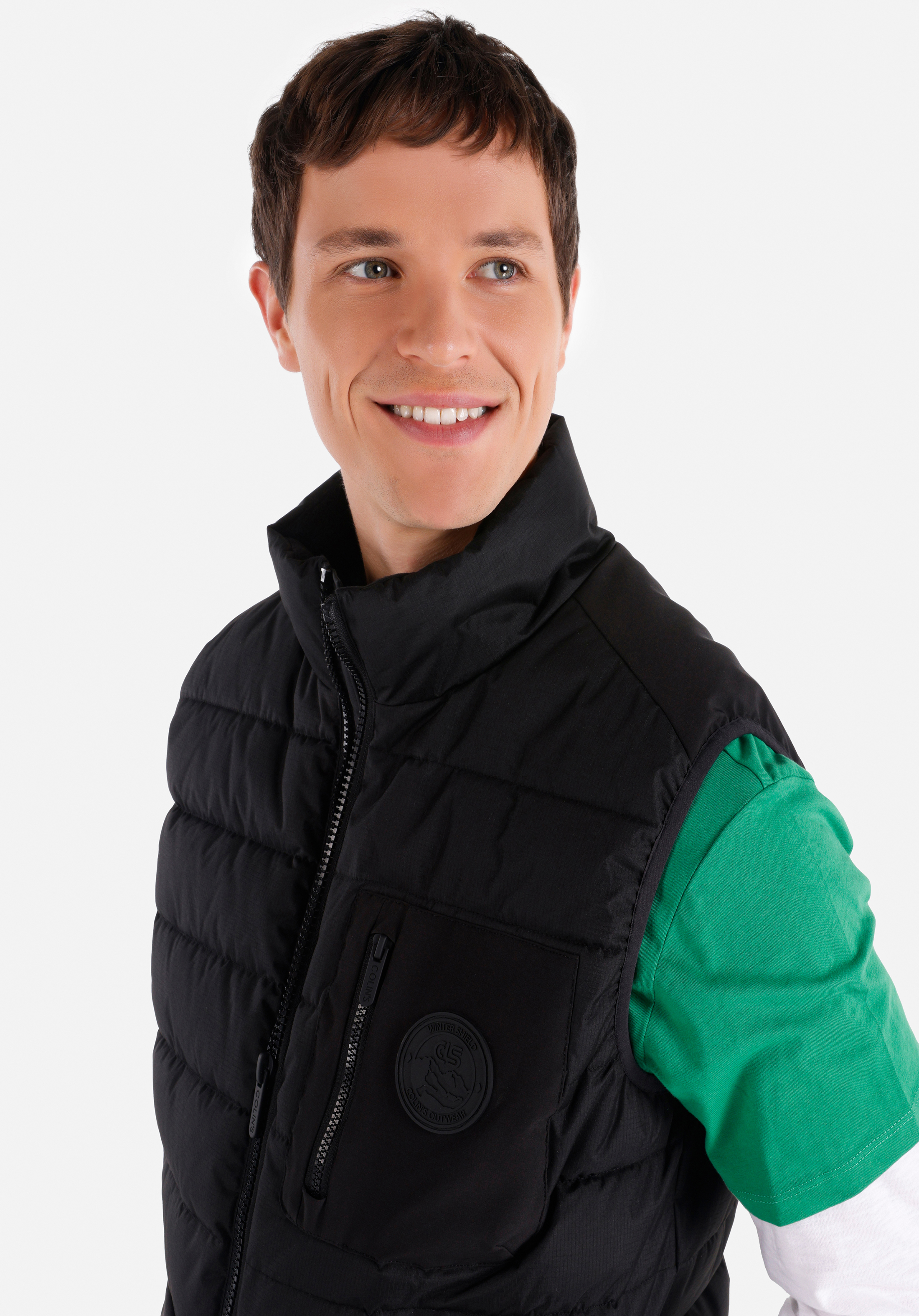 Regular Fit     Erkek Siyah Yelek