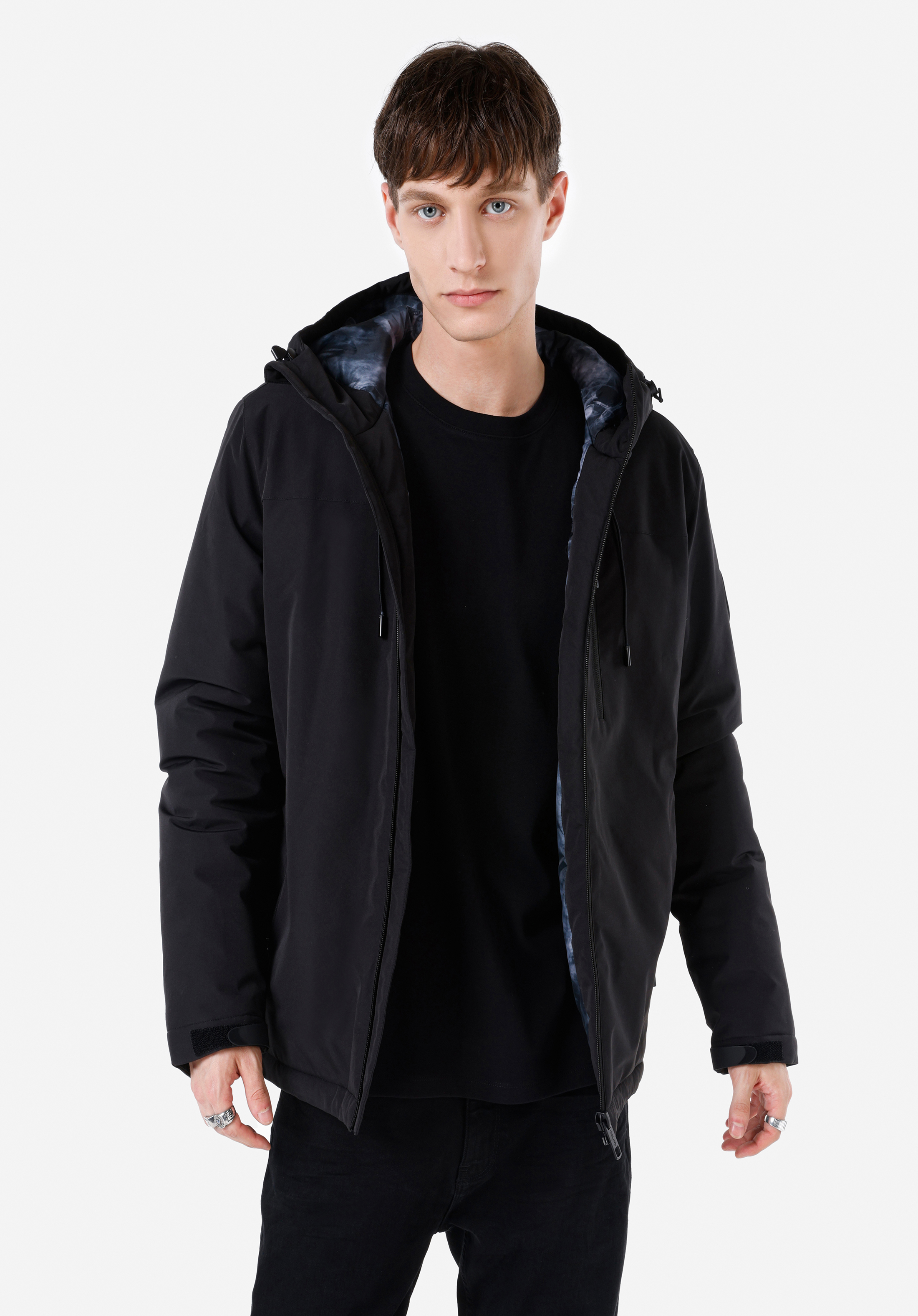 Regular Fit     Erkek Siyah Mont Cl1066656