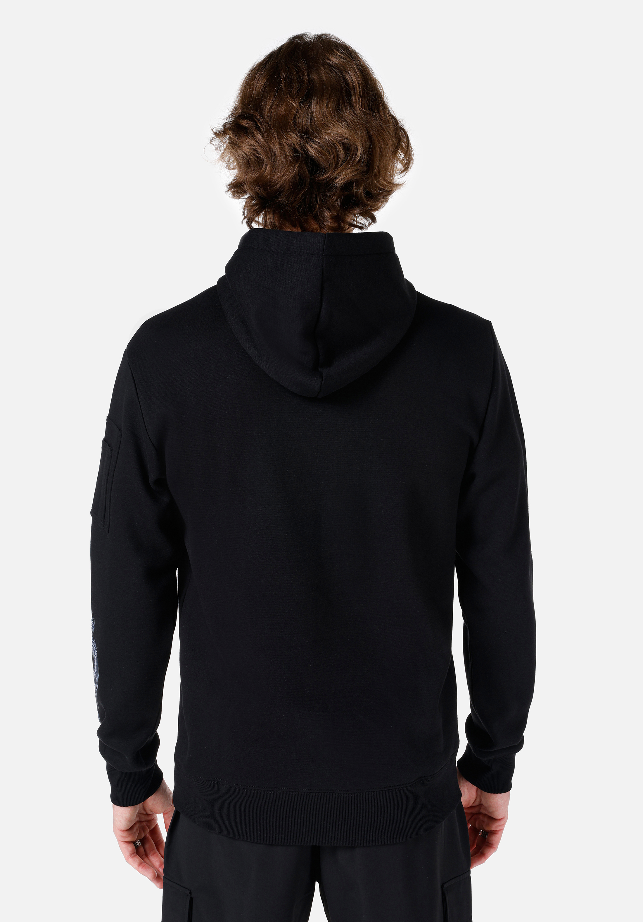 Regular Fit   Erkek Siyah Sweatshirt