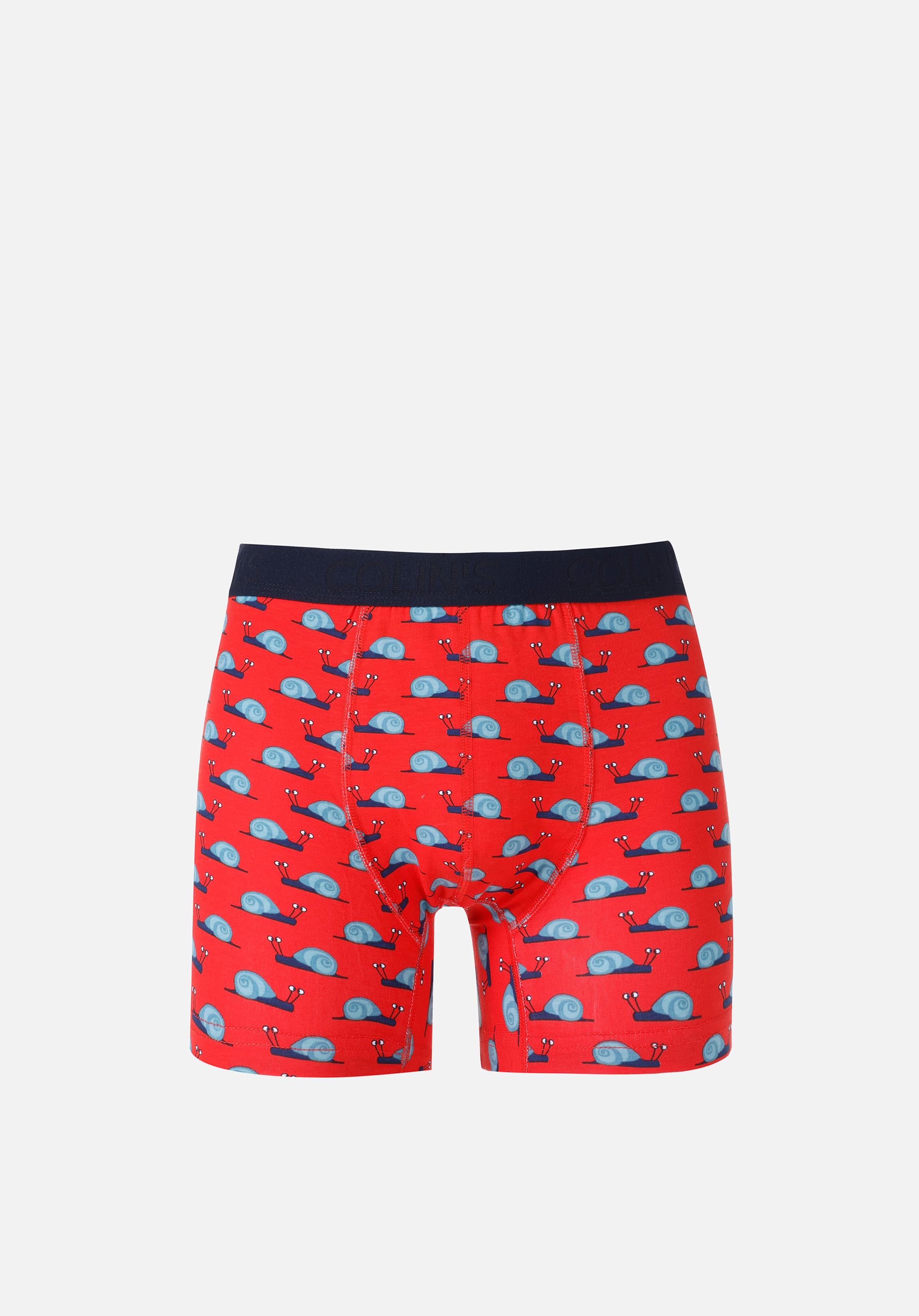 Modern Fit Baskılı Erkek Kirmizi Boxer