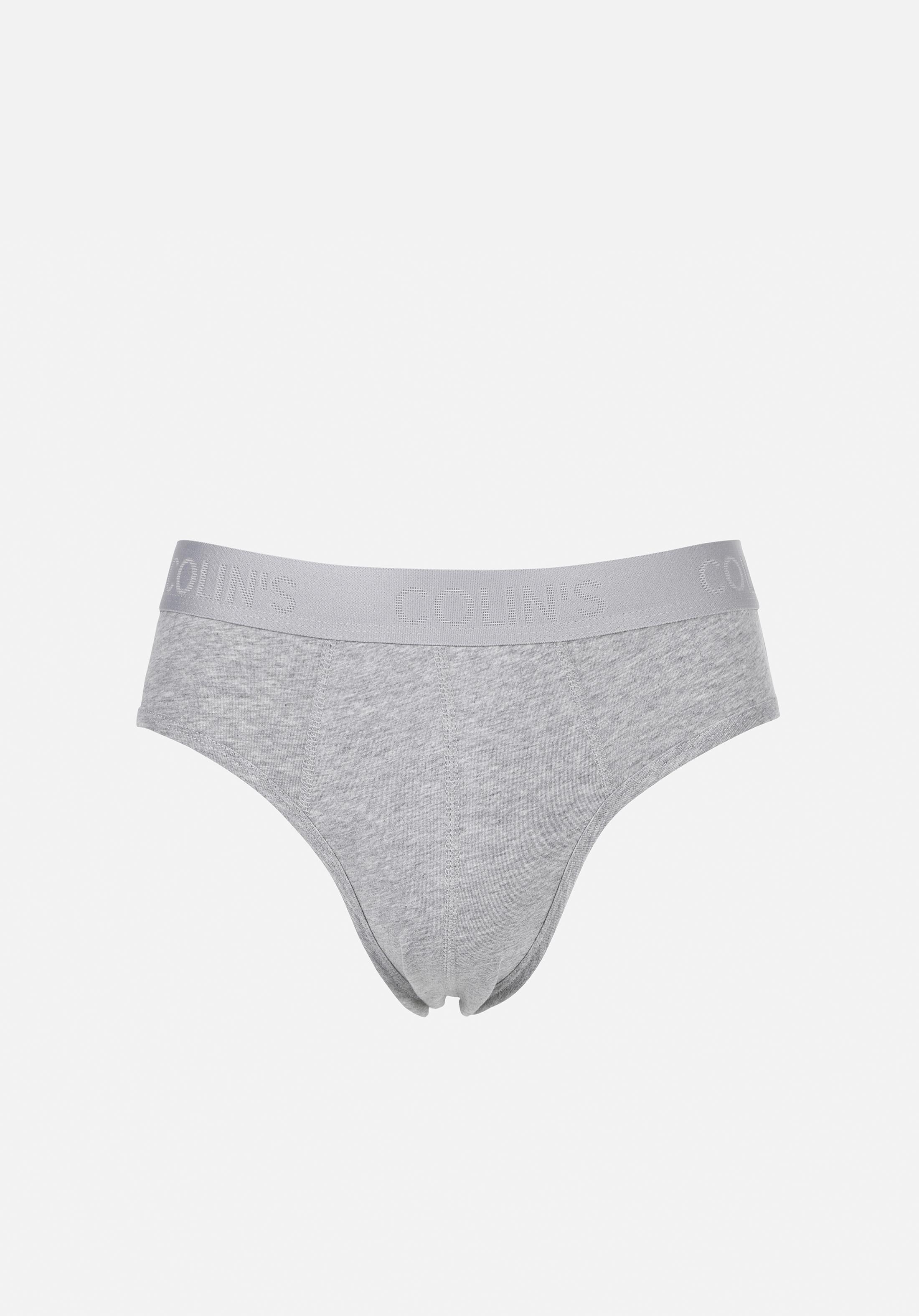 Modern Fit Baskılı Erkek Gri Boxer