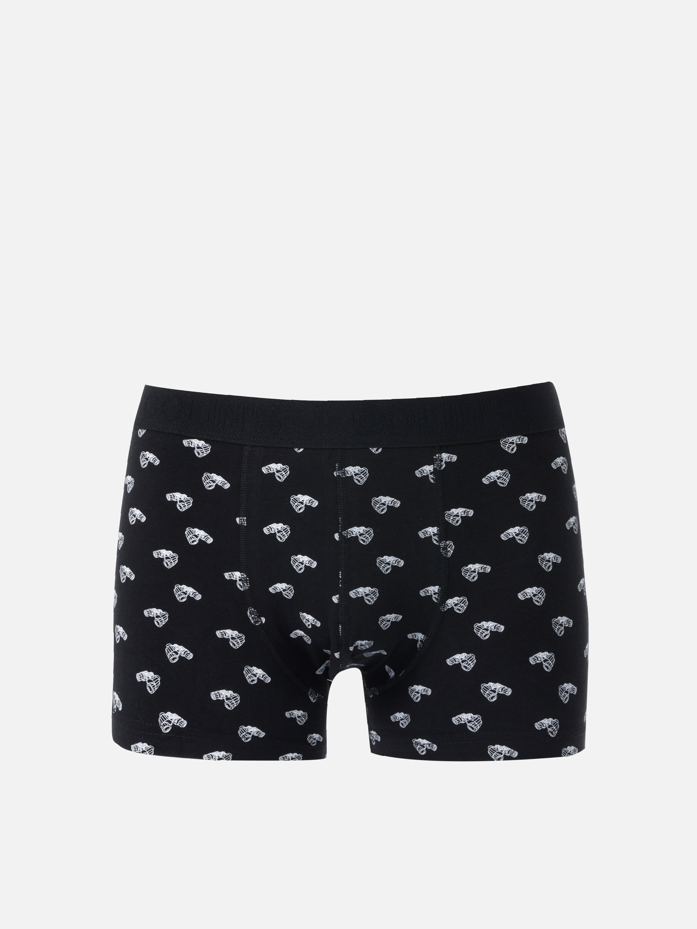 Colin Boxer COLIN'S Modern Fit Baskılı Erkek Siyah Boxer | Colin's