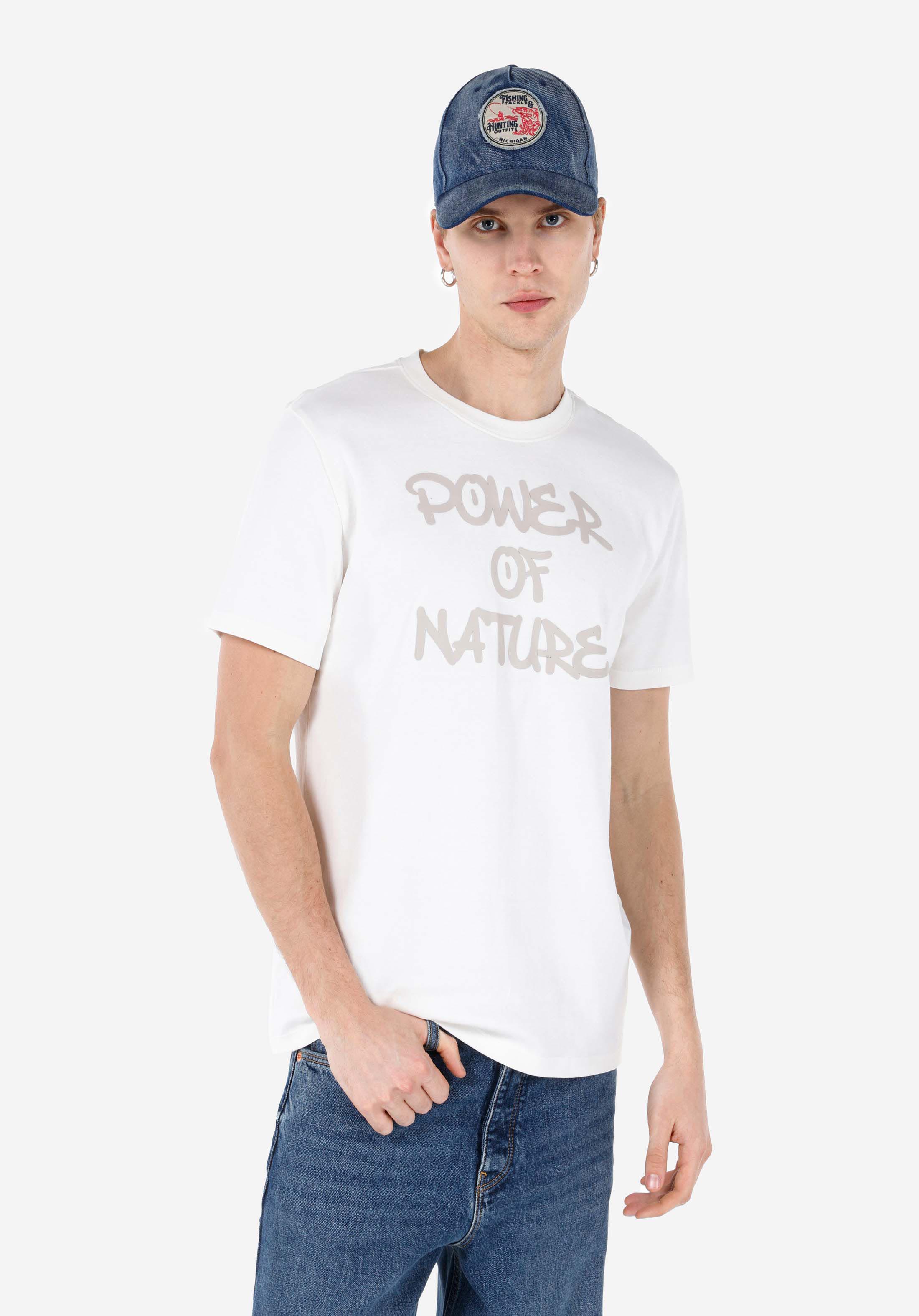 Regular Fit Yuvarlak Yaka Düz Erkek Beyaz Kısa Kol Tişört