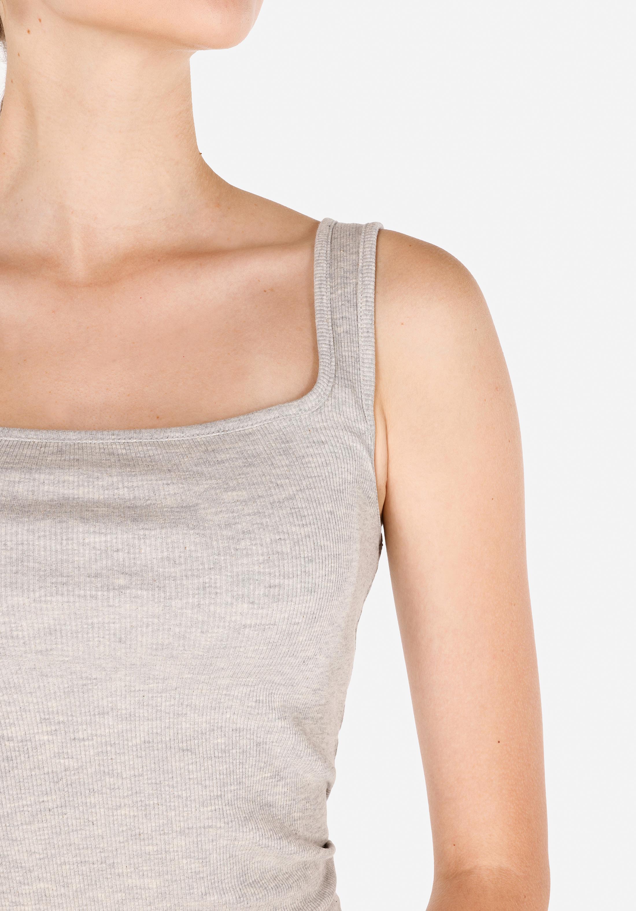 Slim Fit   Kadın Gri Atlet