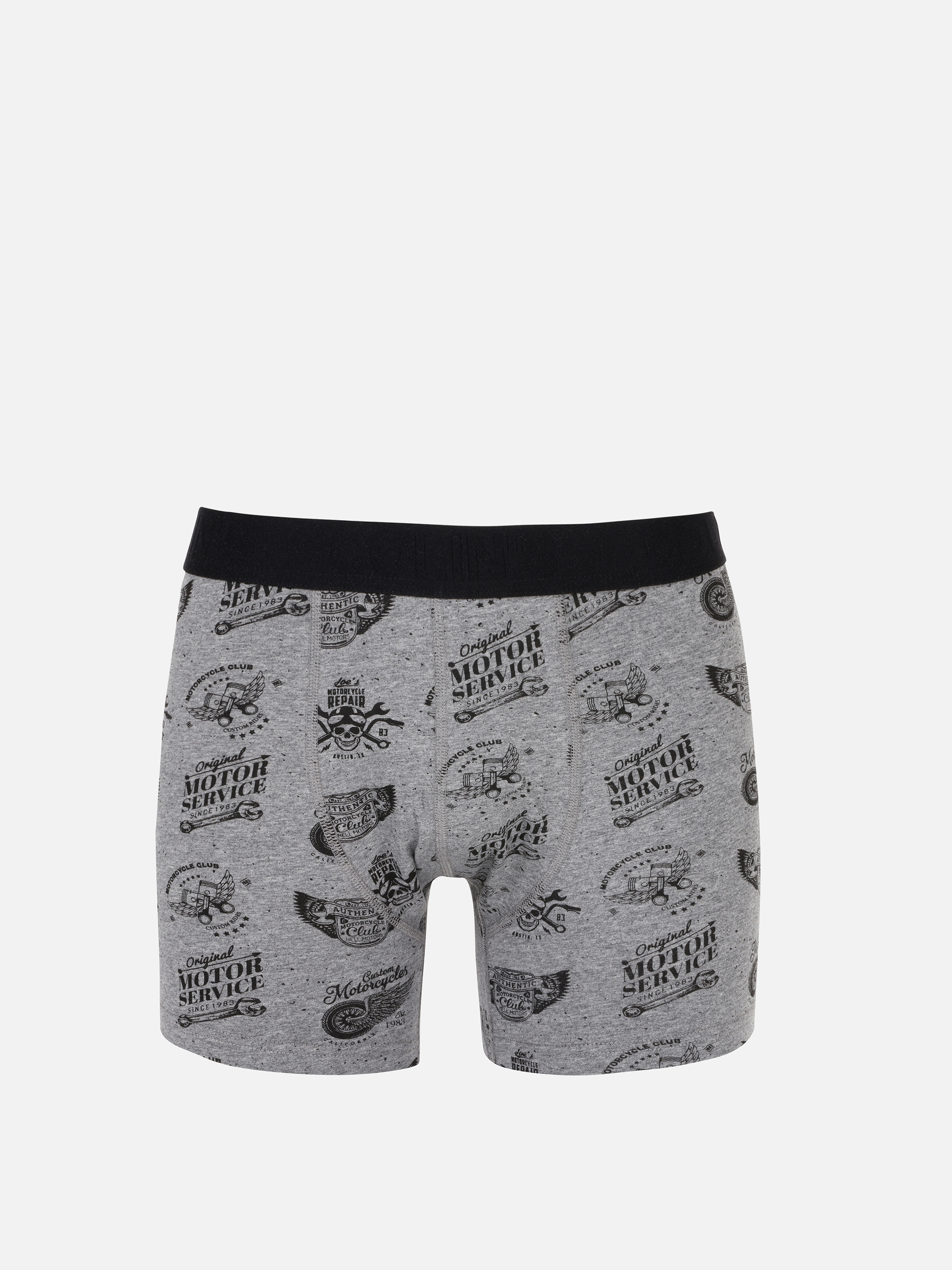 Modern Fit  Erkek Gri Boxer