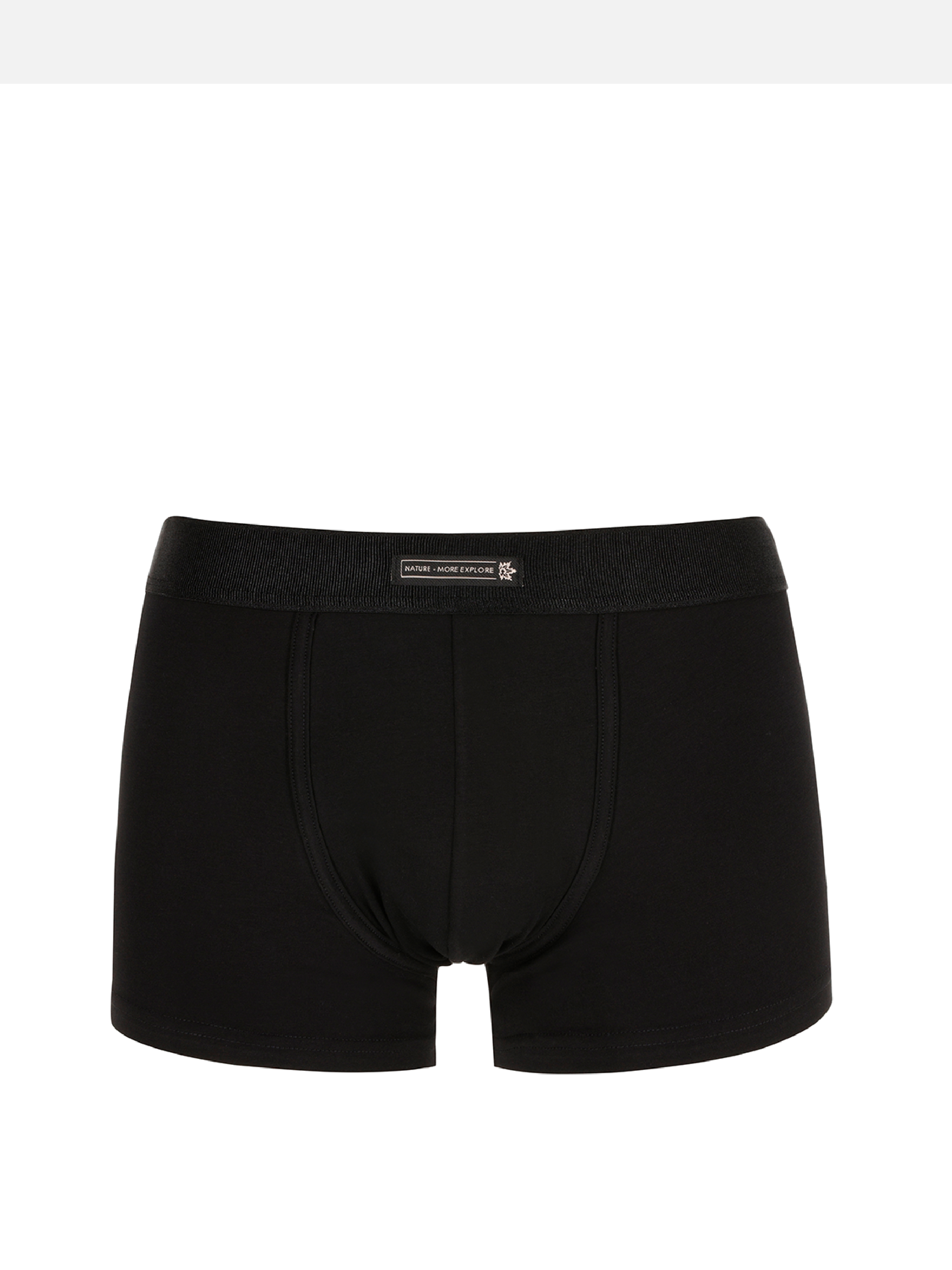 Modern Fit  Erkek Siyah Boxer