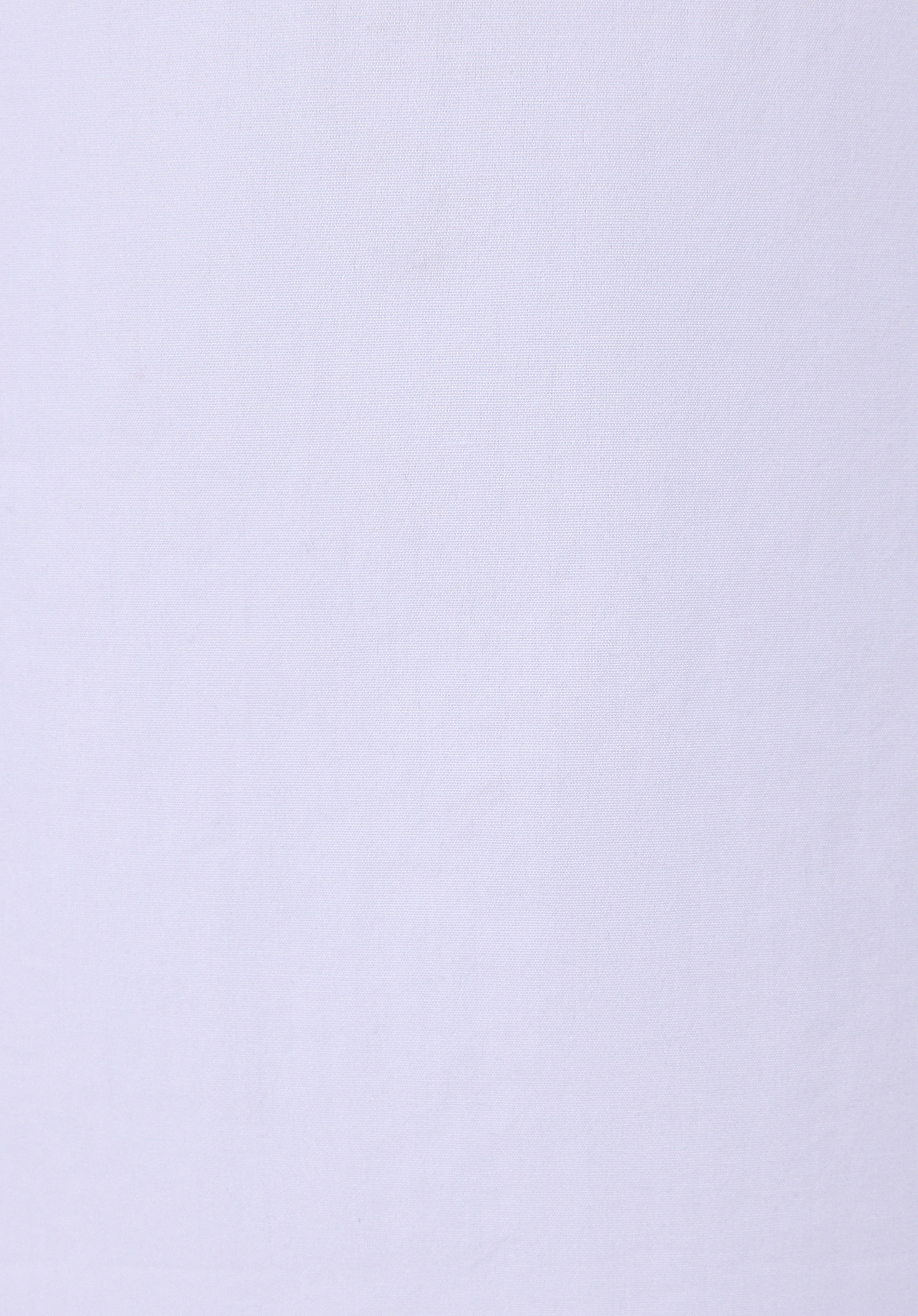 Slim Fit Shirt Neck Düz Erkek Beyaz Uzun Kol Gömlek