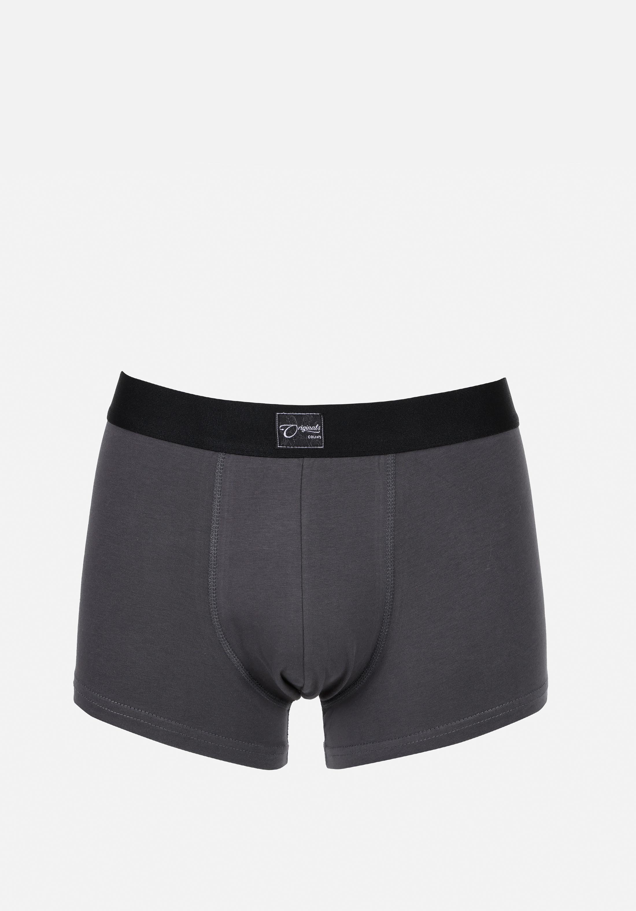 Modern Fit Düz Erkek Antrasit Boxer