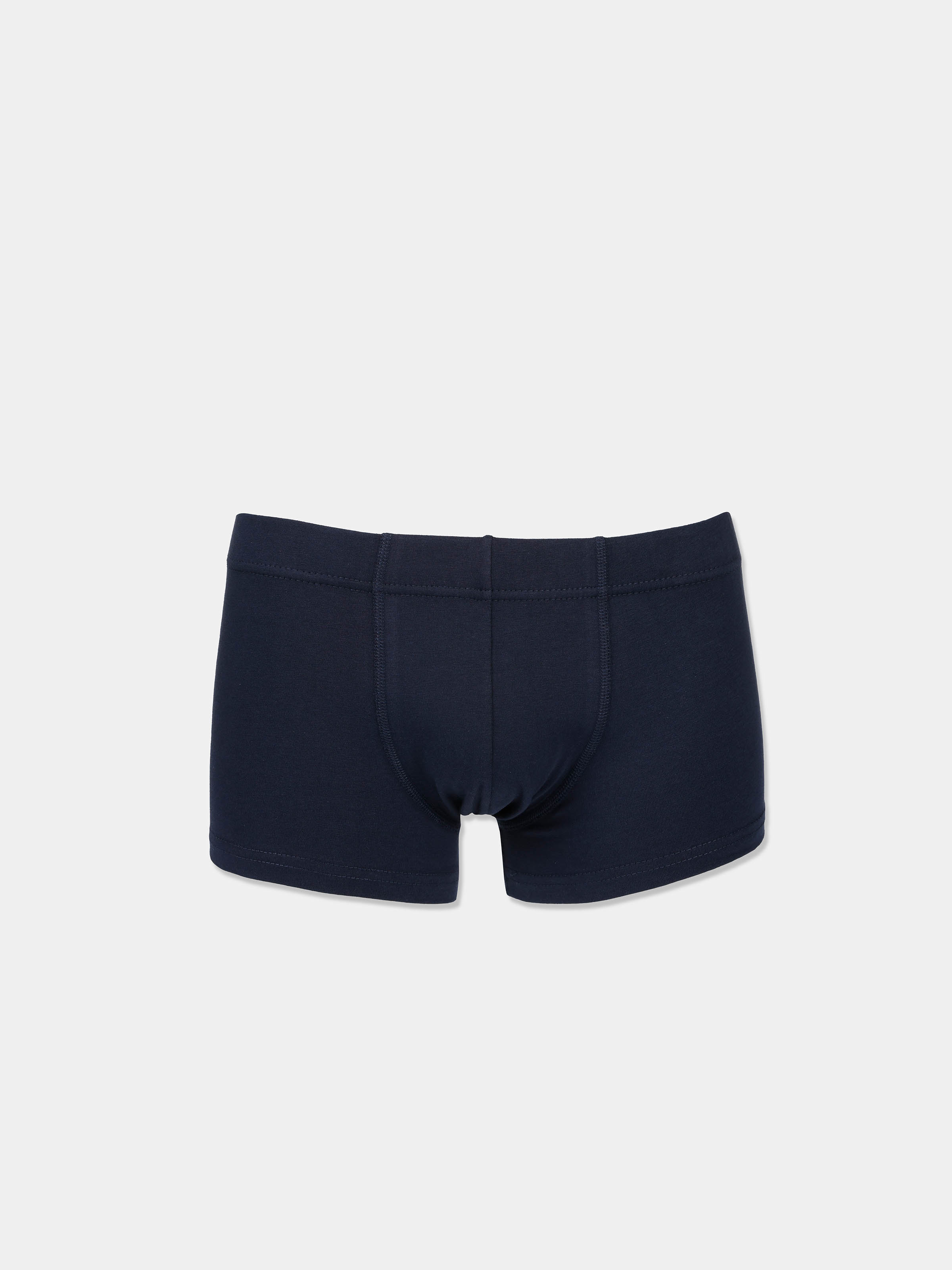 Modern Fit Düz Erkek Lacivert Boxer