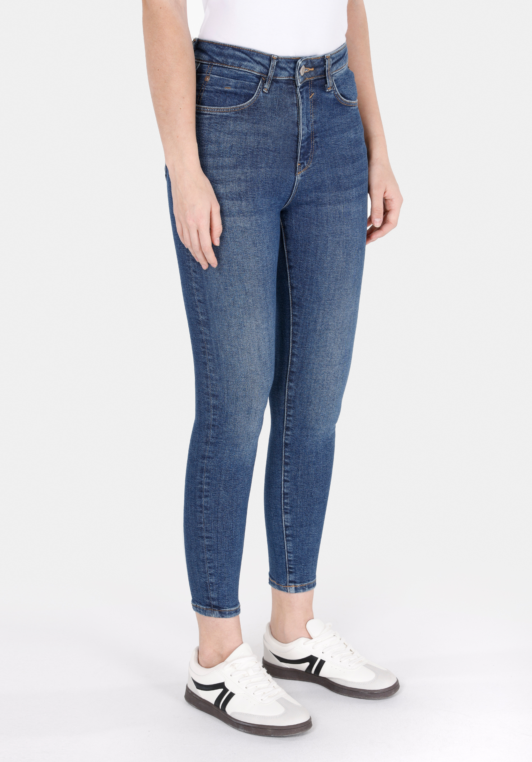 760 Dıana Skinny Fit   Kadın Mavi Jean Pantolon Cl1072247