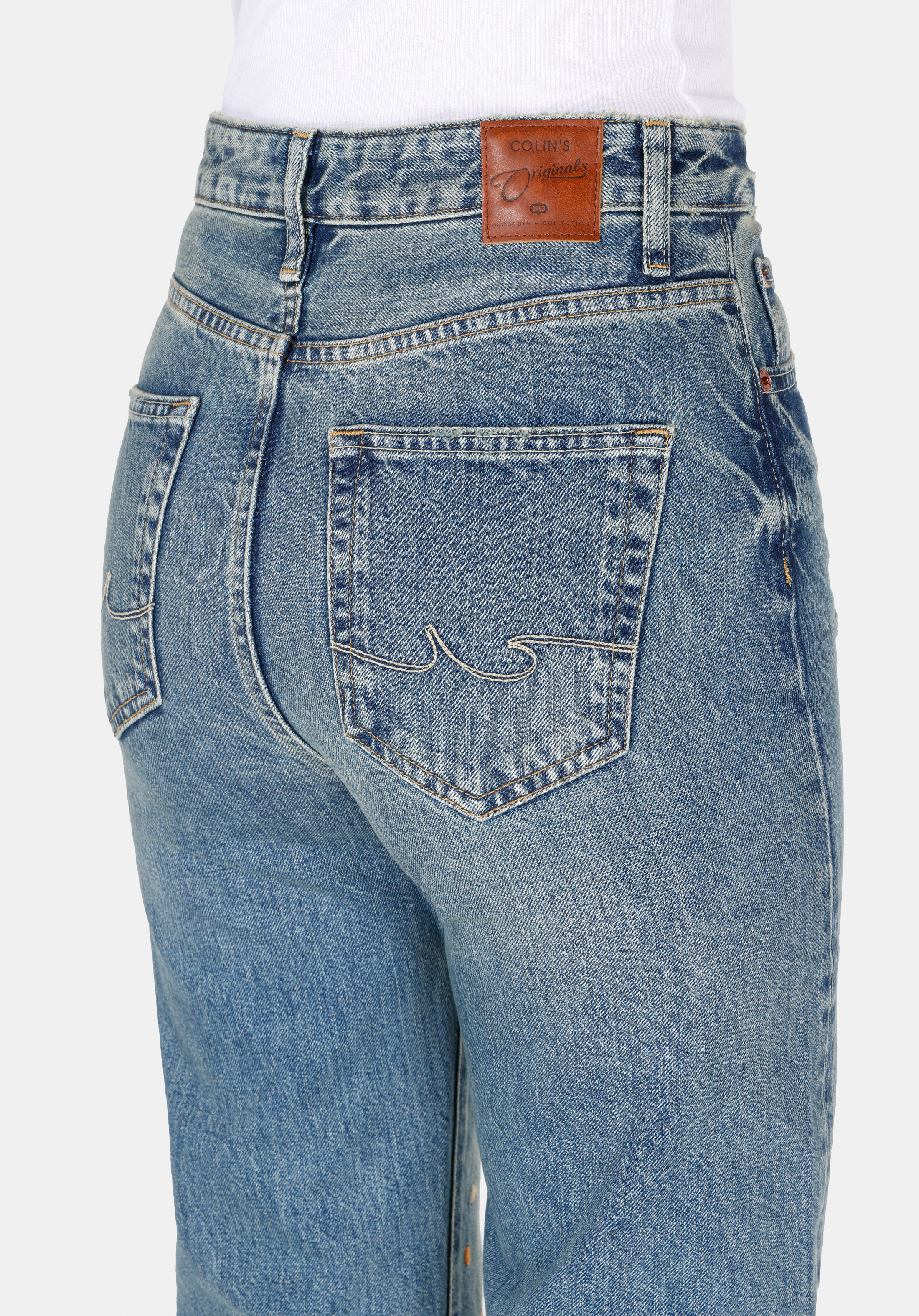 900 Larıs Straight Fit   Kadın Denim Jean Pantolon Cl1074521