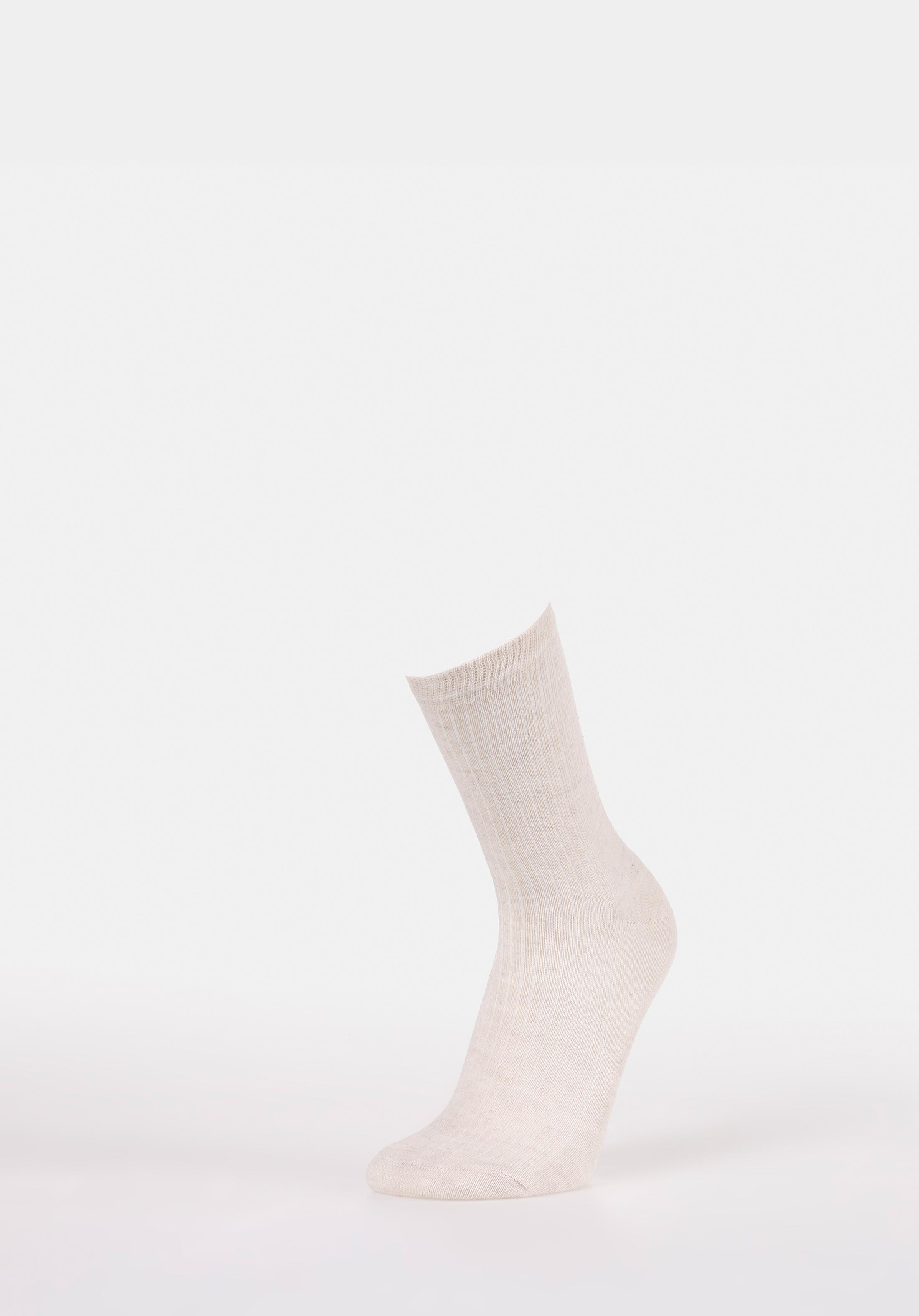 Kadın Ekru Çorap