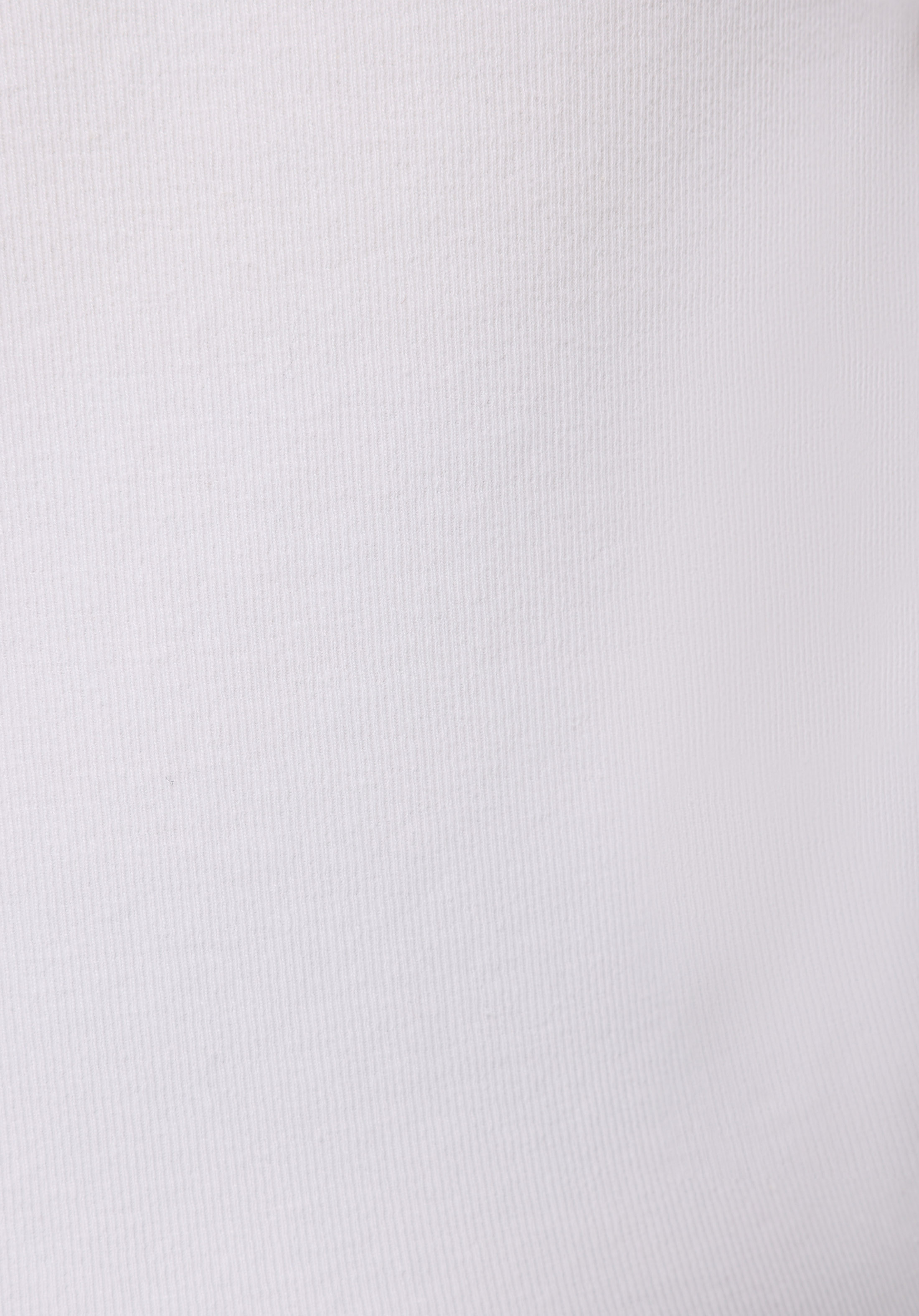 Slim Fit Yuvarlak Yaka Düz Kadın Beyaz Uzun Kol Tişört