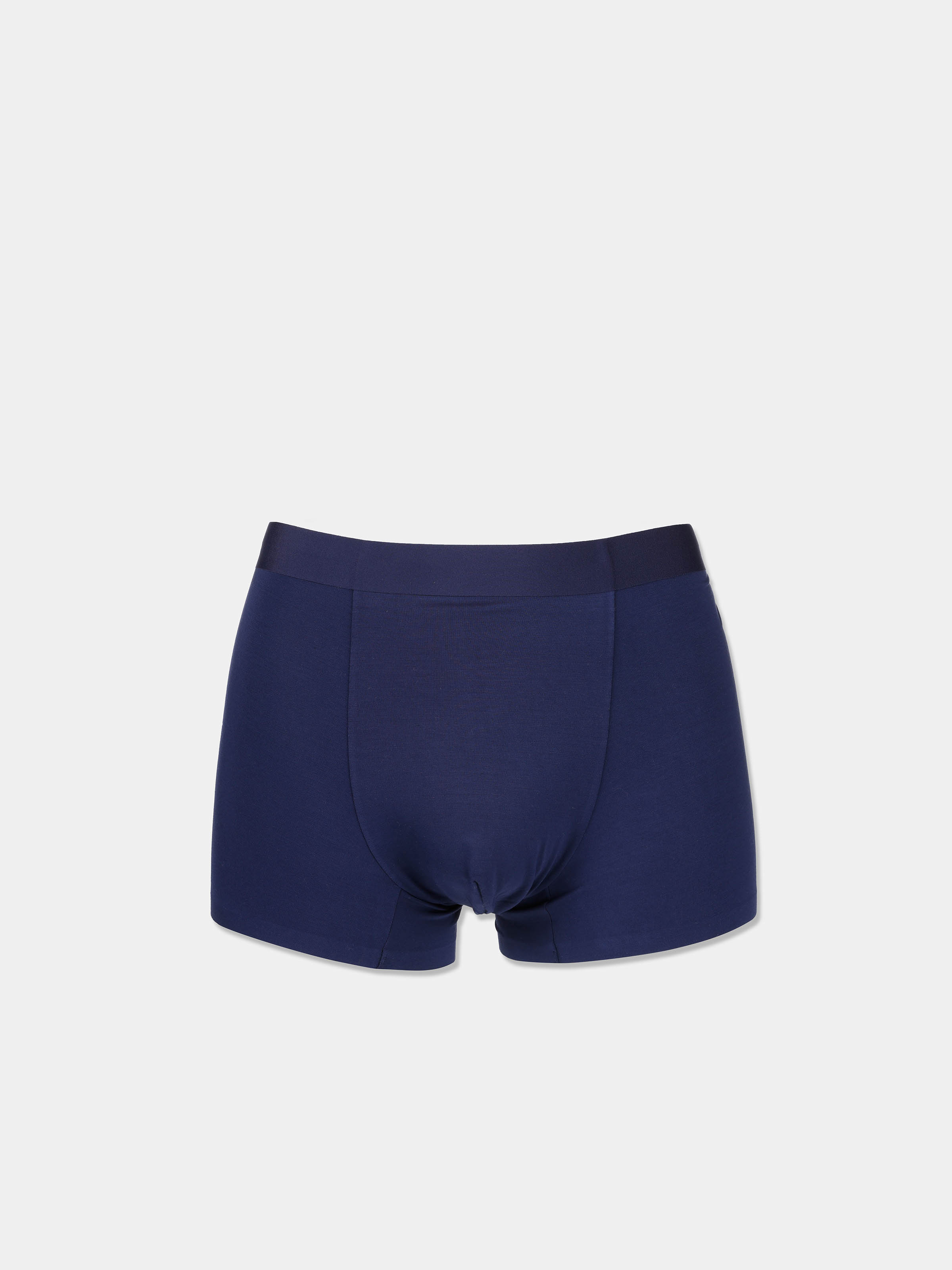 Modern Fit Düz Erkek Lacivert Boxer