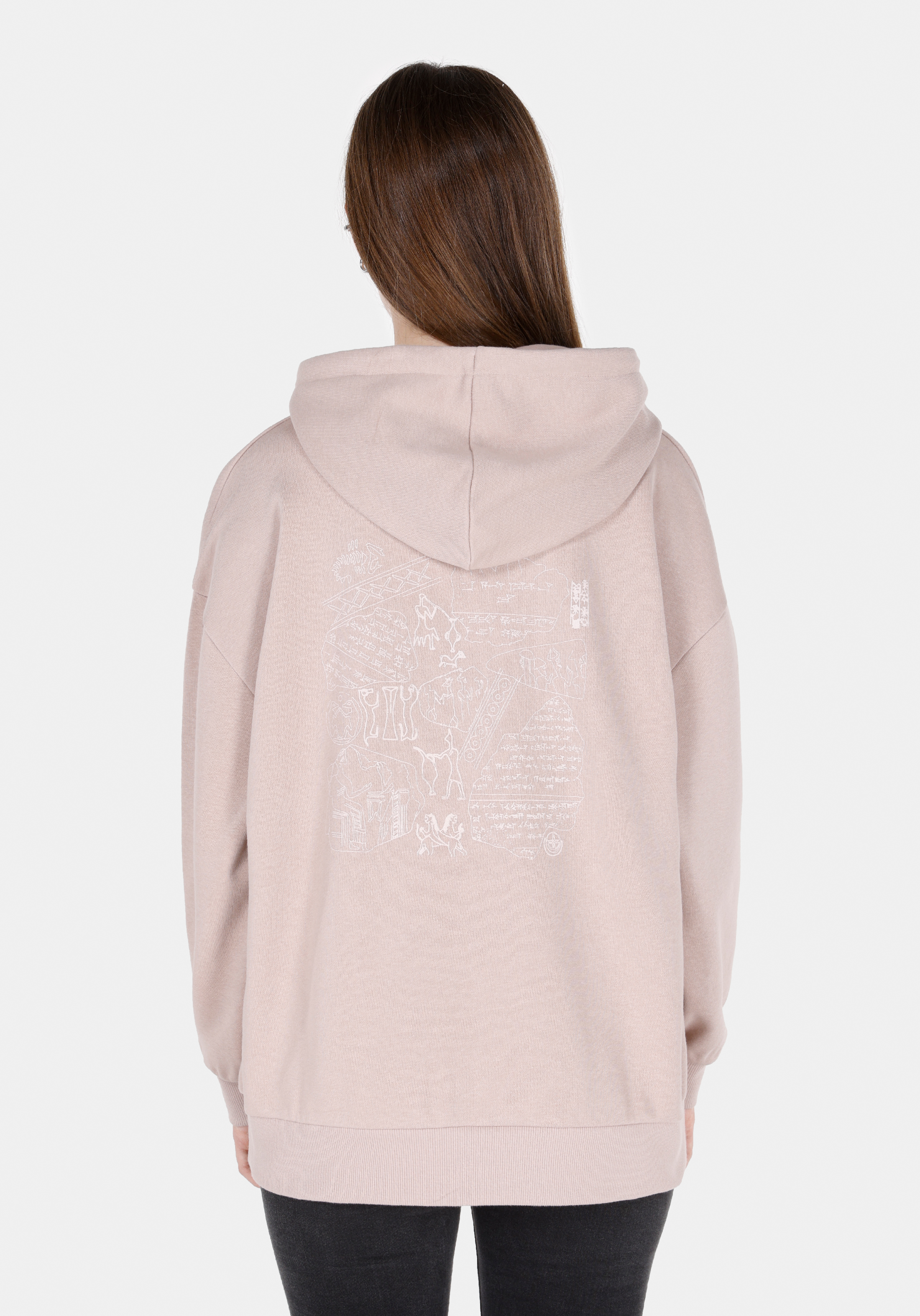 Regular Fit Kapüşonlu Baskılı Kadın  Sweatshirt