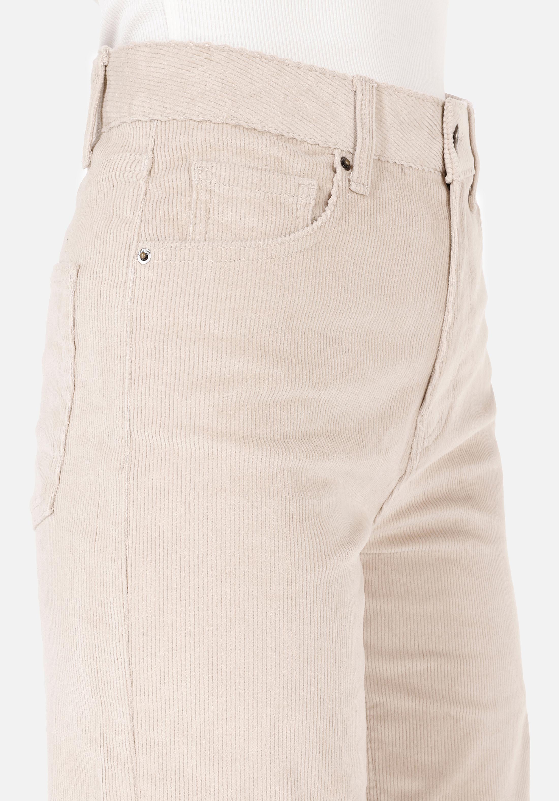 Regular Fit Yüksel Bel Geniş Paça Kadın Ekru  Pantolon