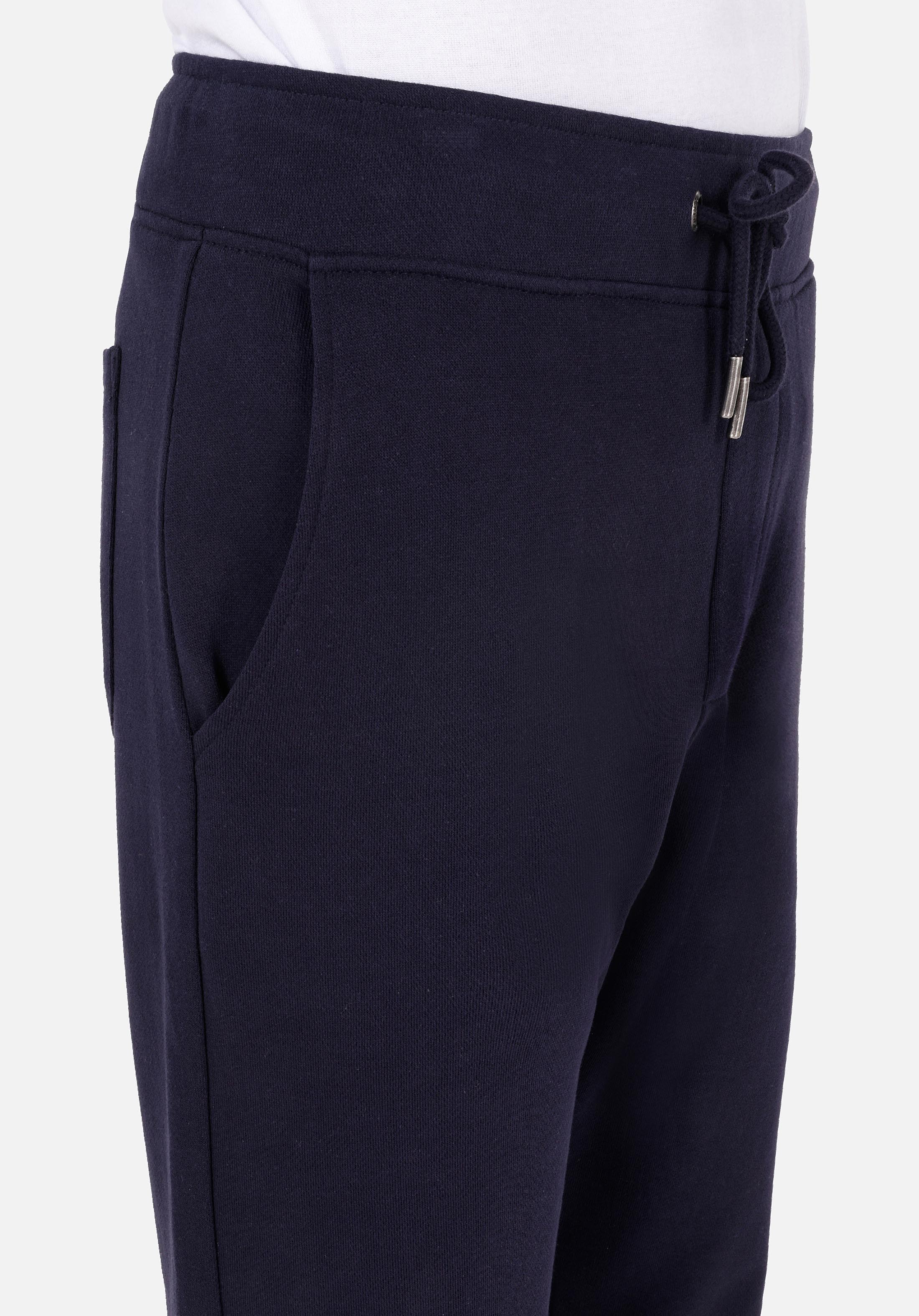 Slim Fit Orta Bel Düz Erkek Lacivert Eşofman Altı