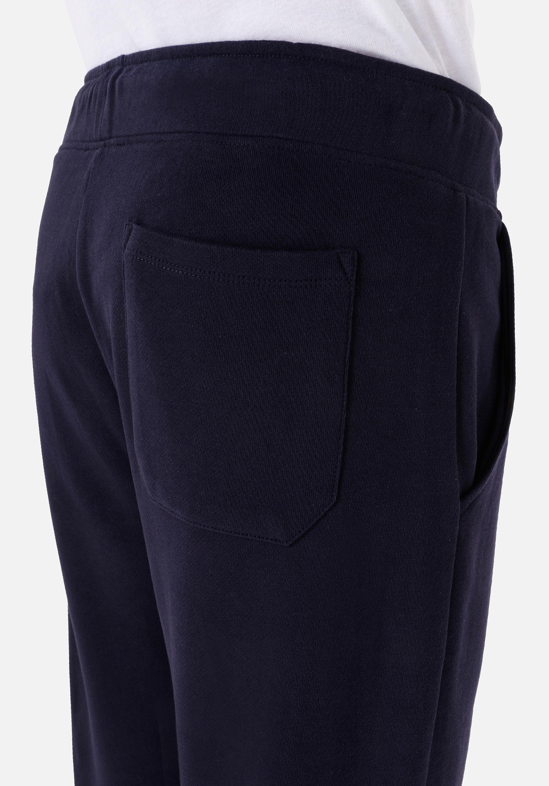 Slim Fit Orta Bel Düz Erkek Lacivert Eşofman Altı