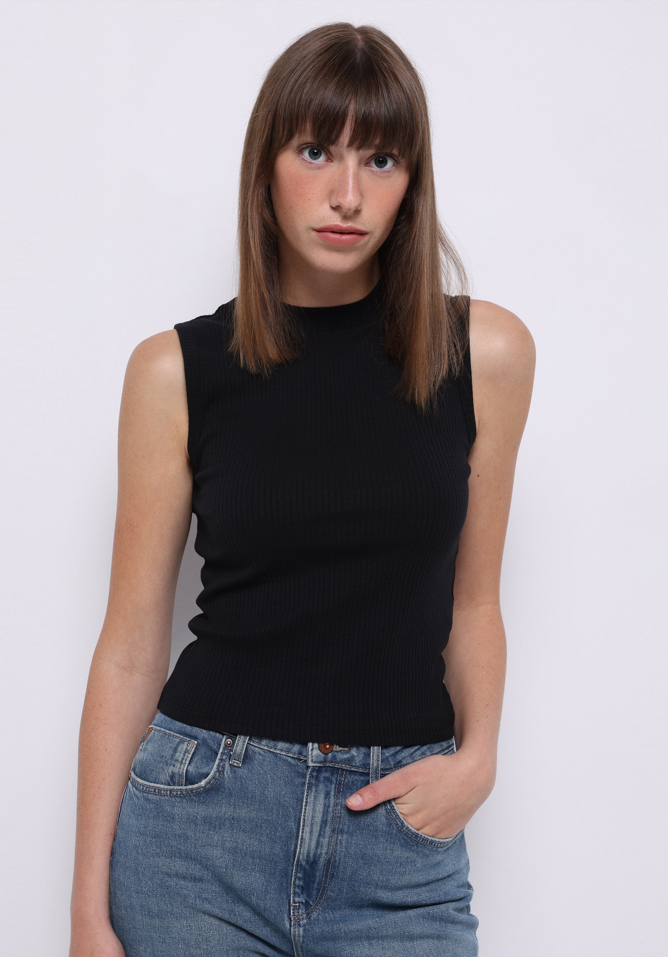 Slim Fit   Kadın Siyah Atlet