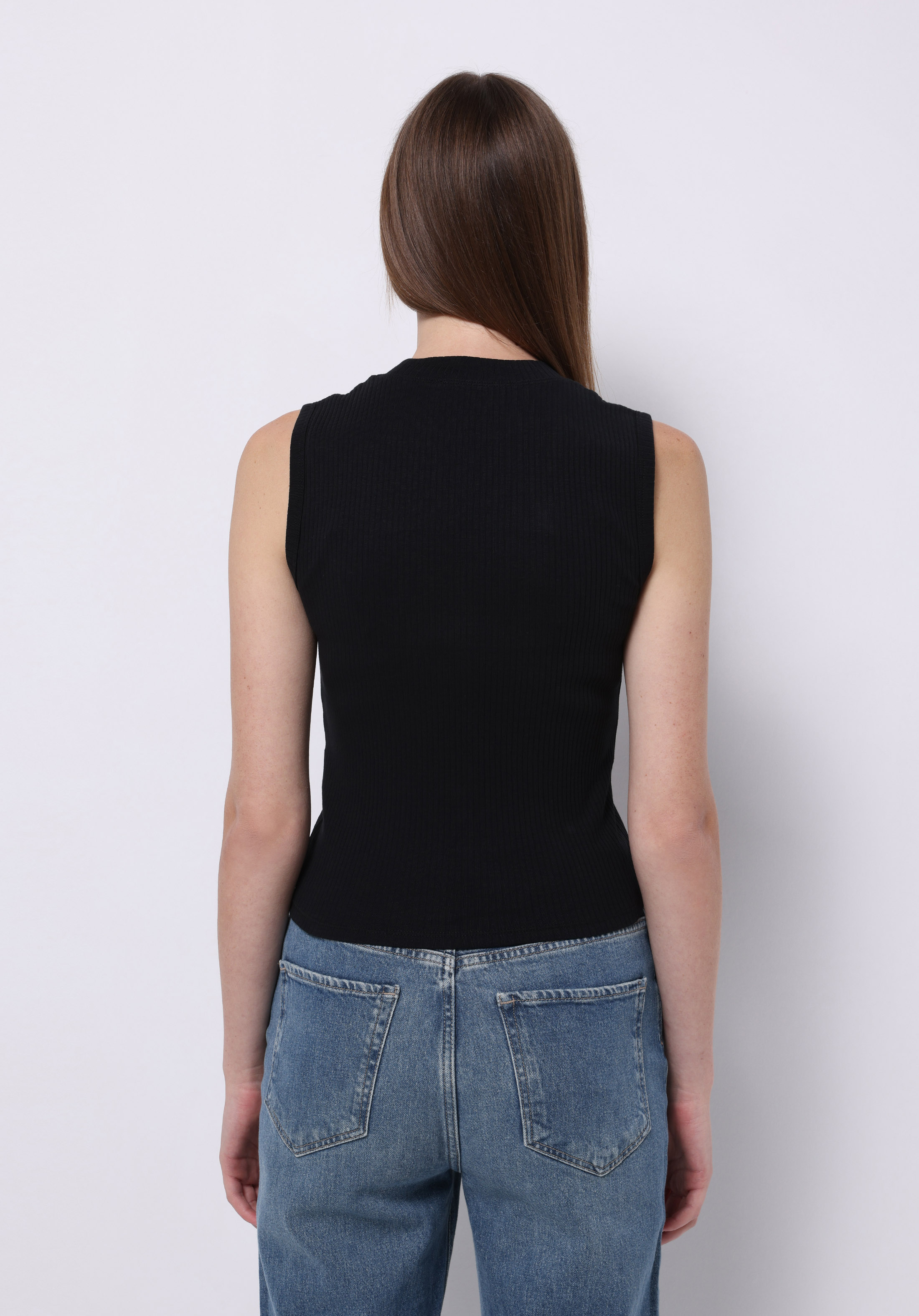 Slim Fit   Kadın Siyah Atlet