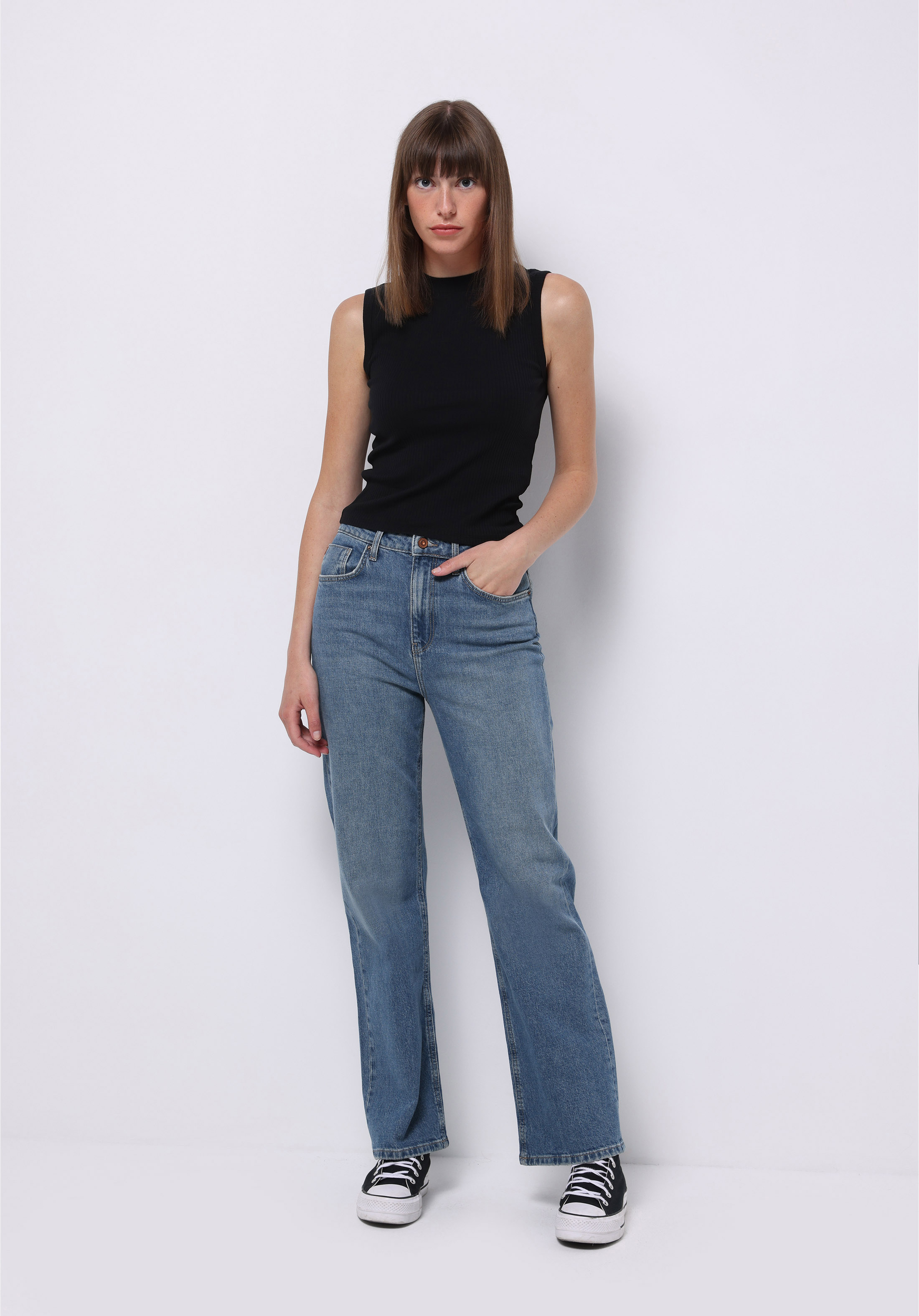 Slim Fit   Kadın Siyah Atlet