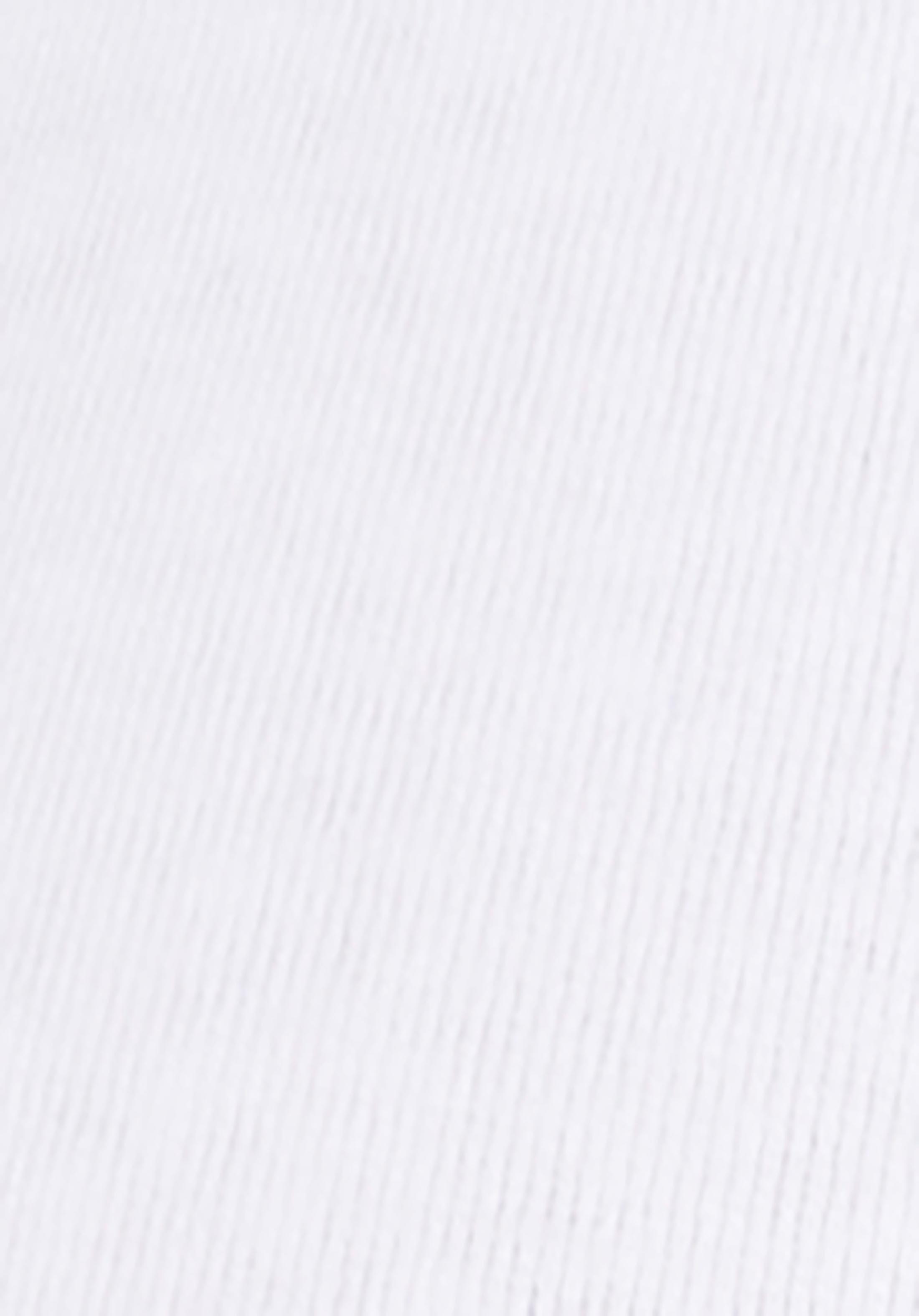 Slim Fit Shirt Neck  Kadın Beyaz Kısa Kol Tişört