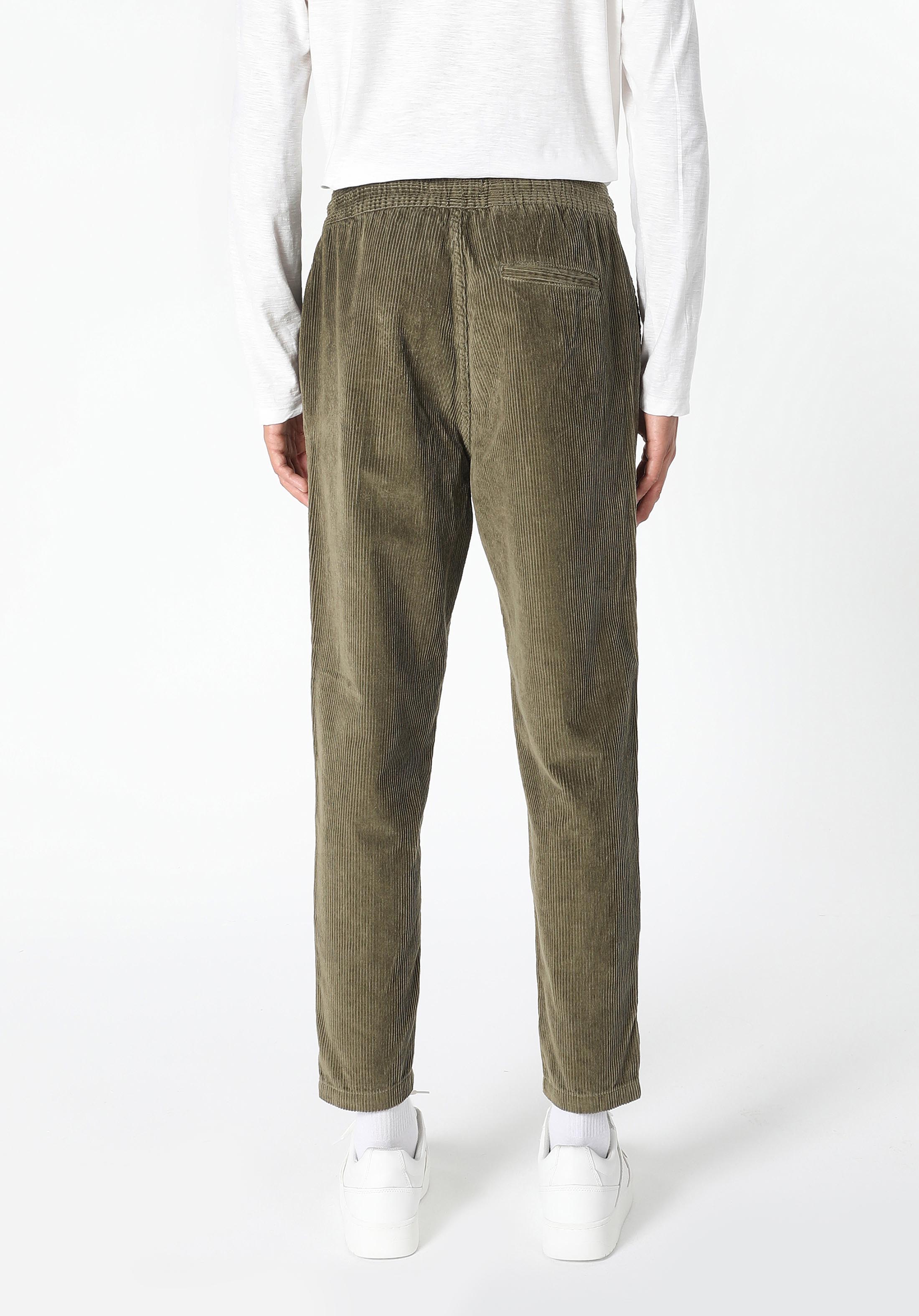 Regular Fit Orta Bel Düz Paça Erkek Yeşil  Pantolon Cl1061148