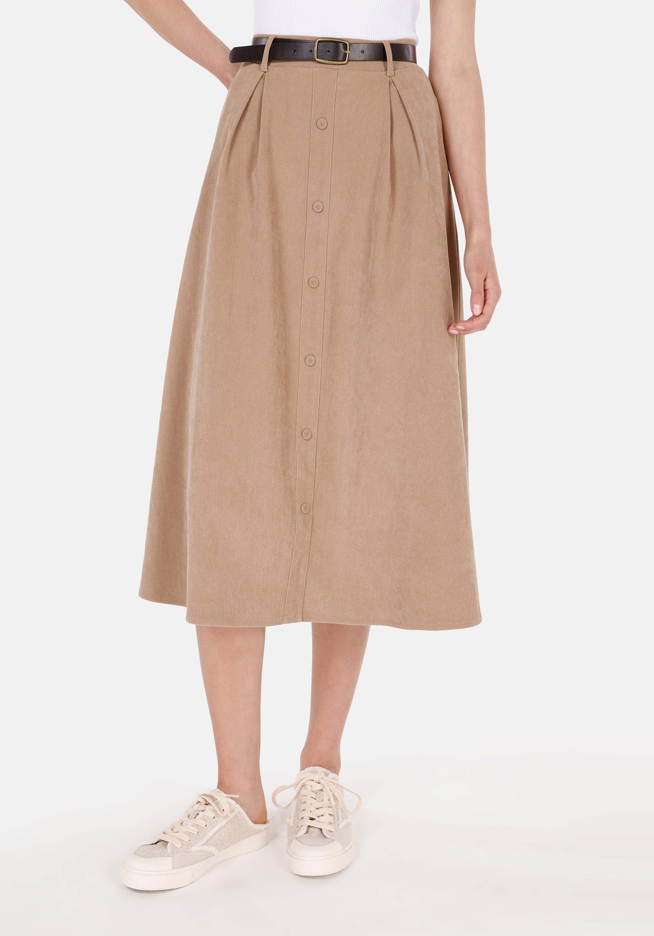 Maxi Length   Kadın Bej Etek