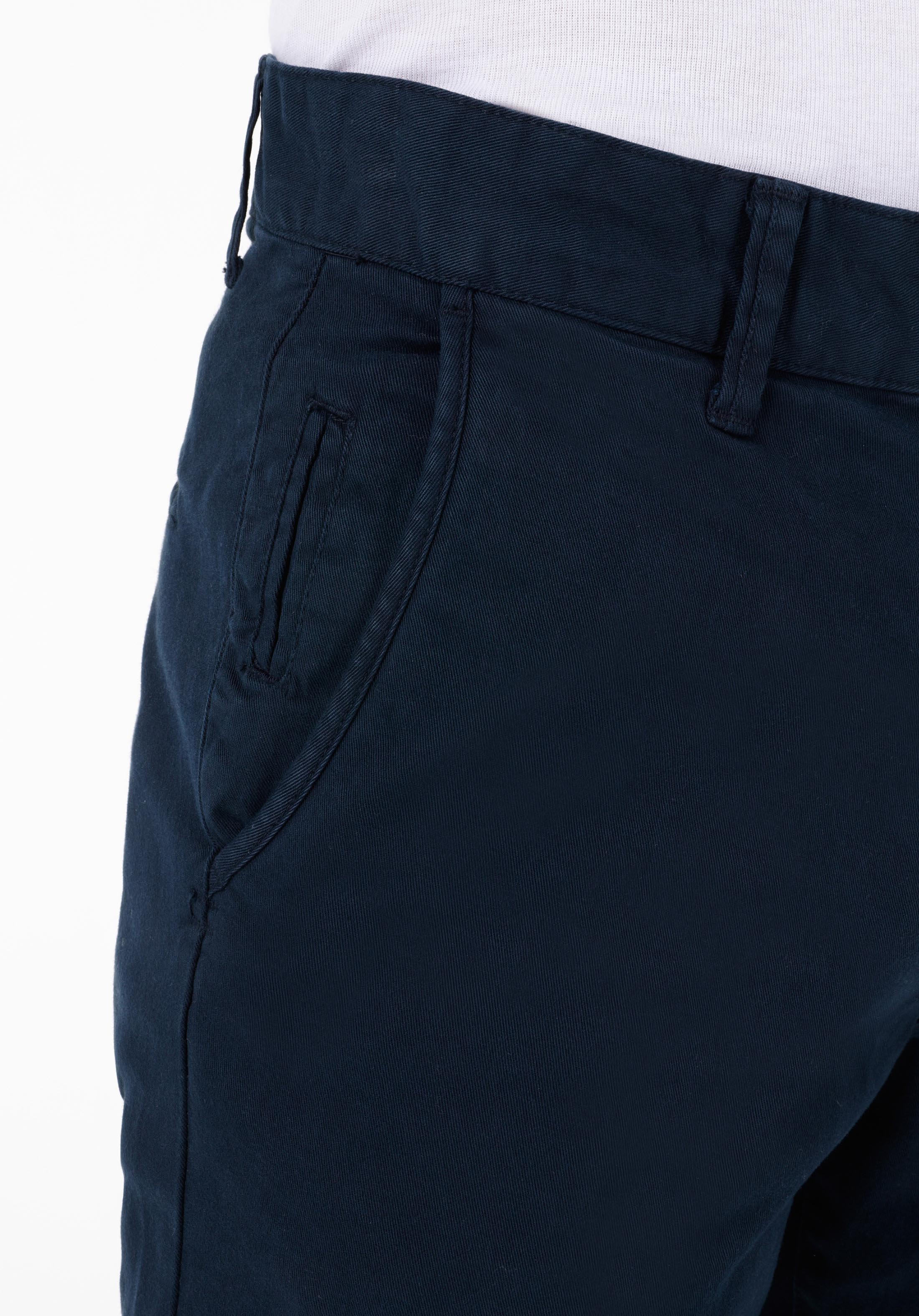 Slim Fit Orta Bel Düz Paça Erkek Lacivert  Pantolon