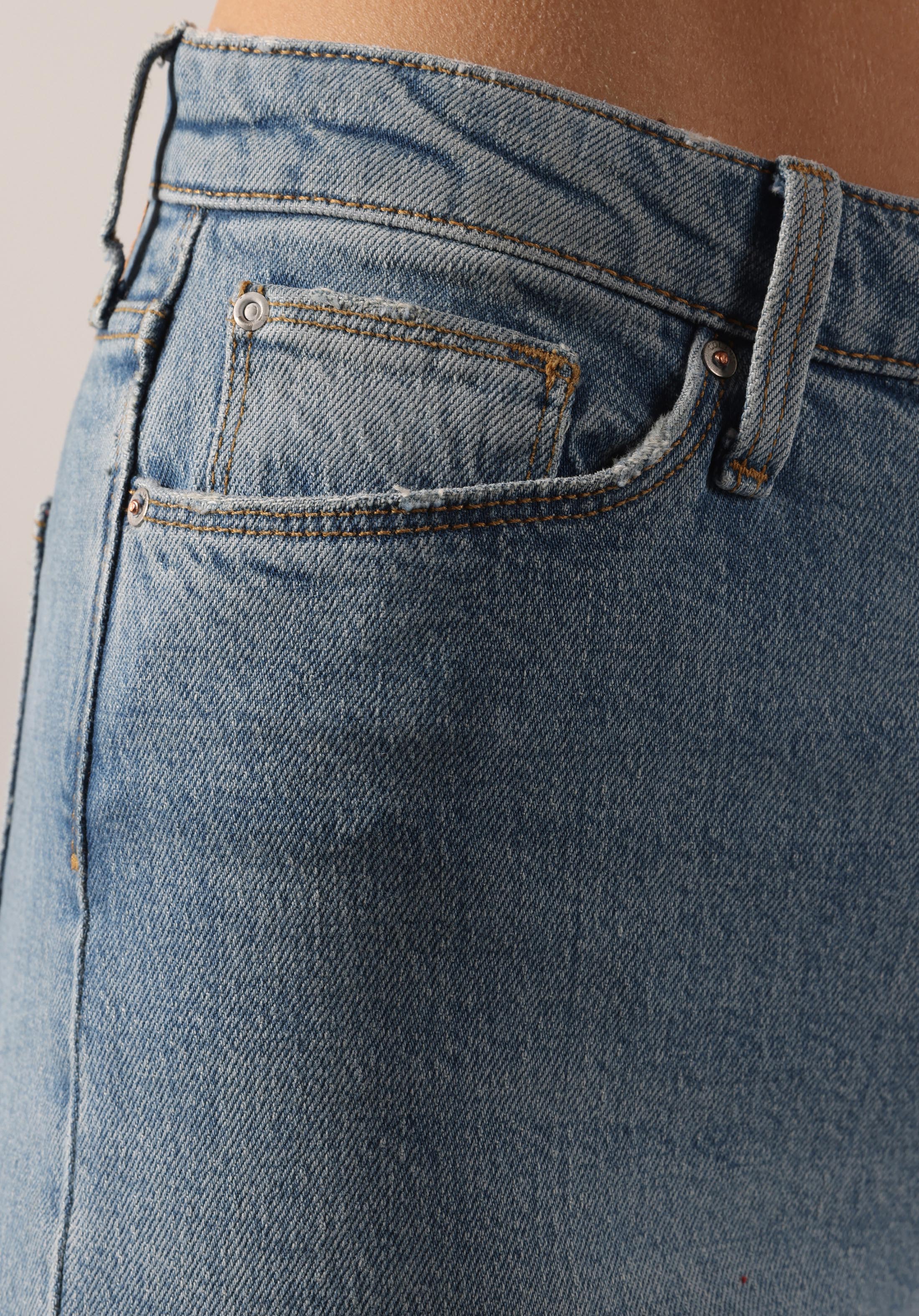 Regular Fit Orta Bel Bootcut Kadın İndigo Jean Pantolon