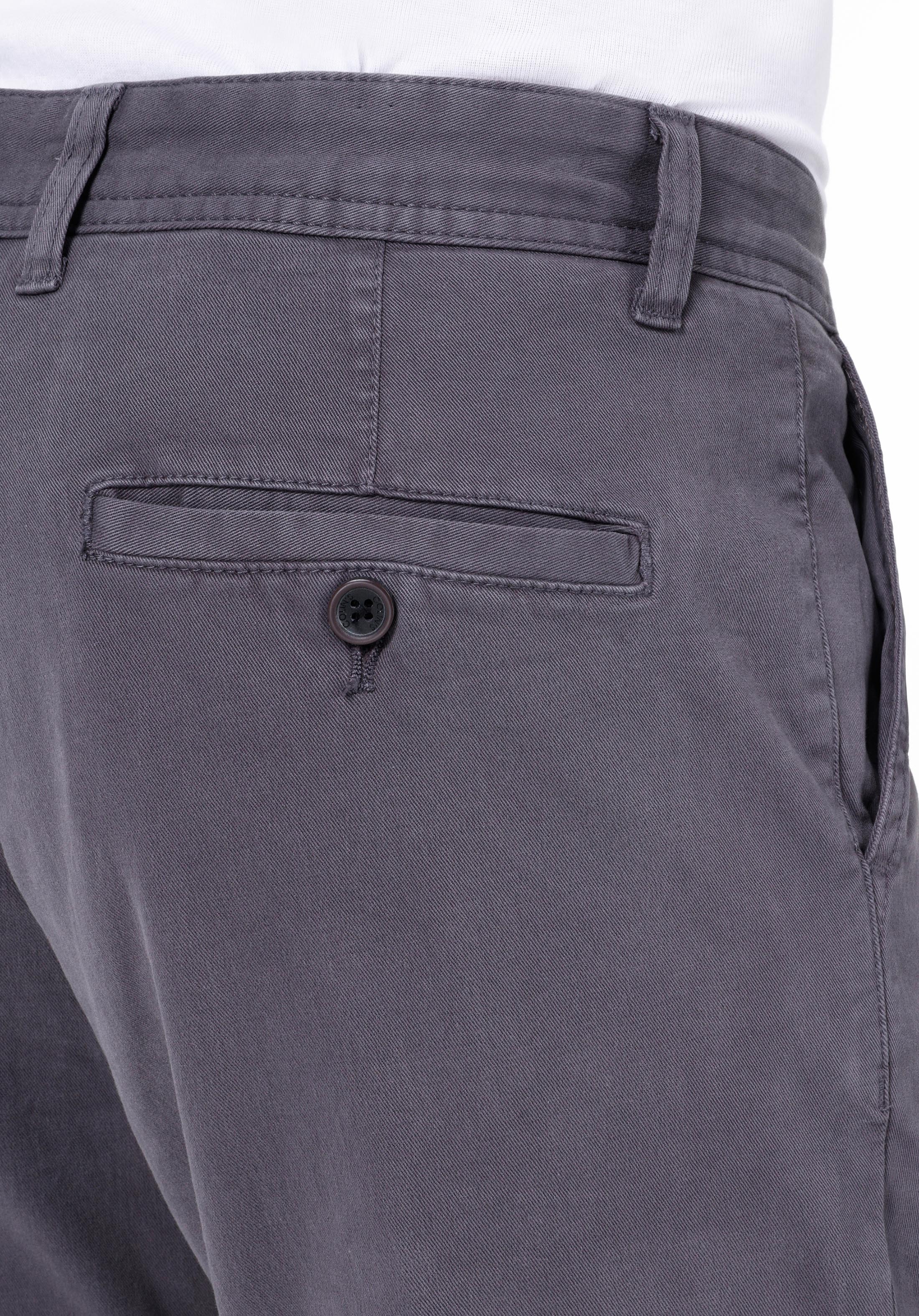 Regular Fit Orta Bel Düz Paça Erkek Gri  Pantolon