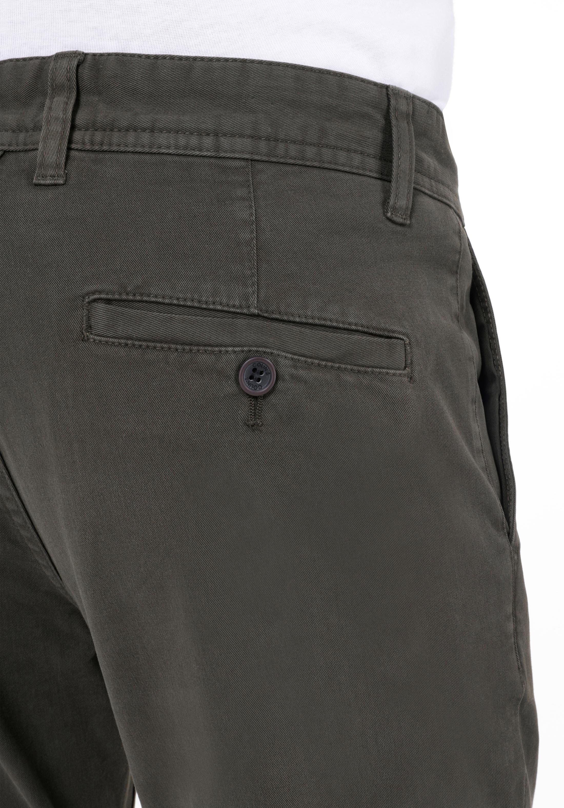 Regular Fit Orta Bel Düz Paça Erkek Yeşil  Pantolon