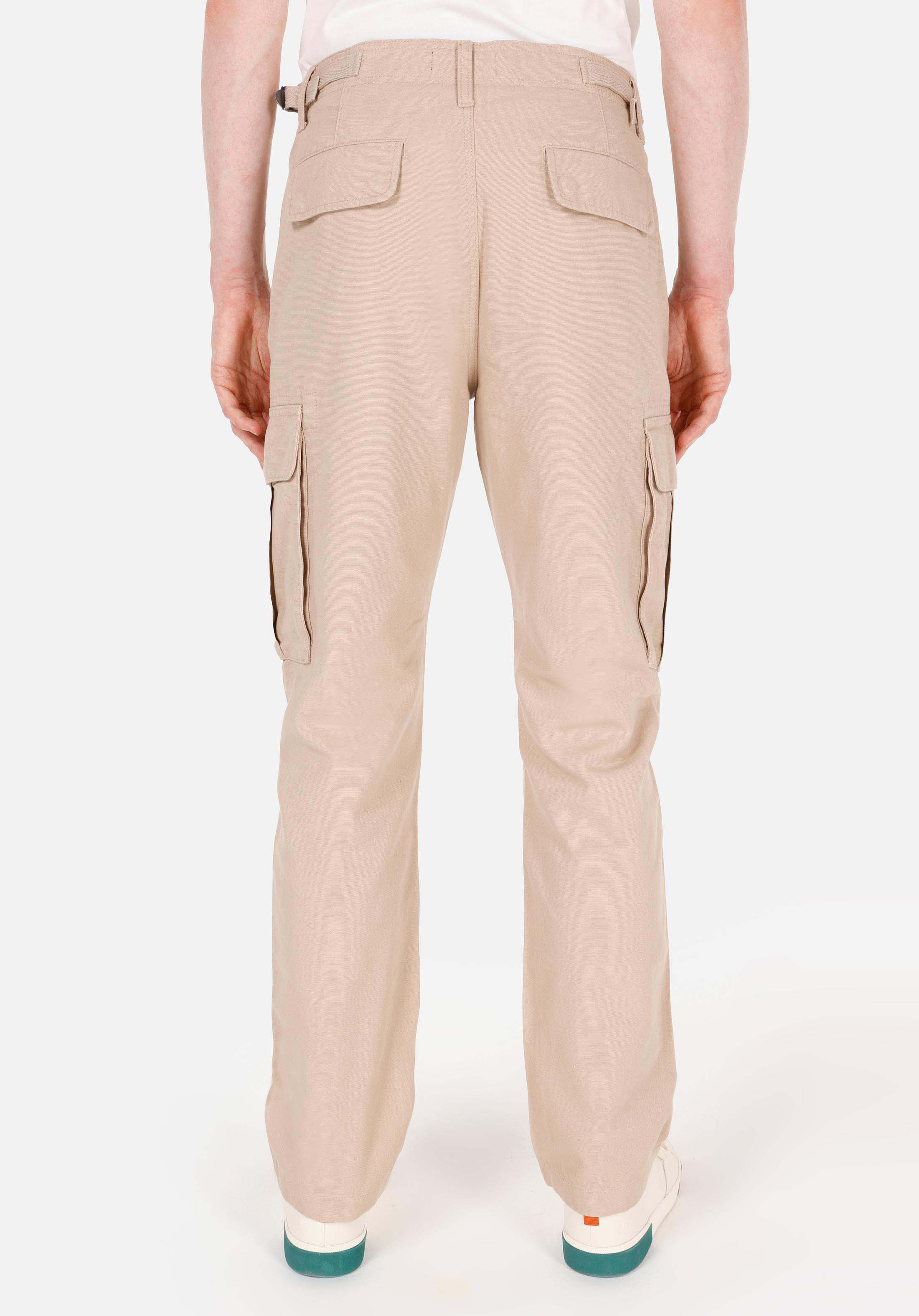Comfort Fit Orta Bel Düz Paça Erkek Bej  Pantolon