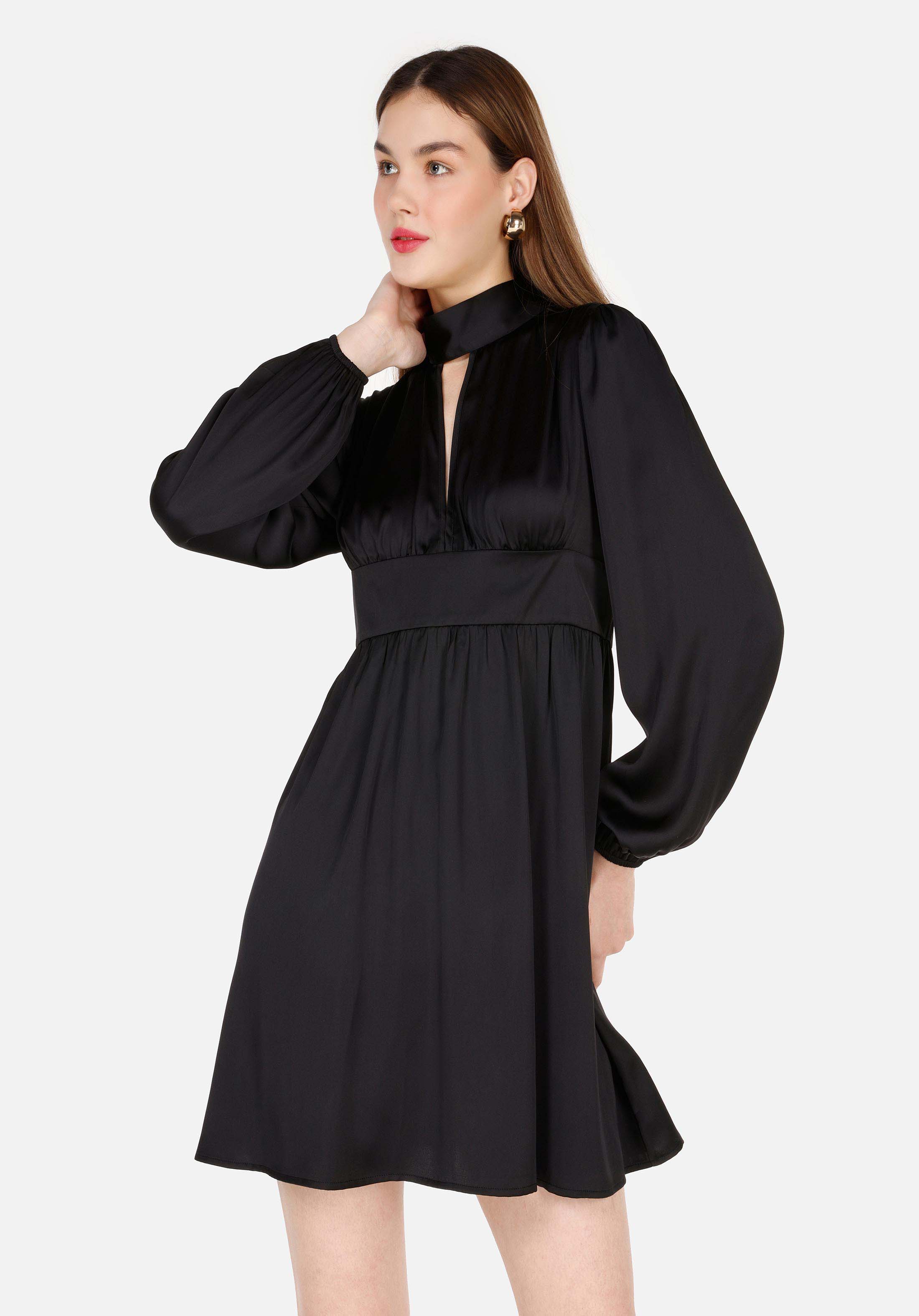 Regular Fit  Kadın Siyah  Elbise