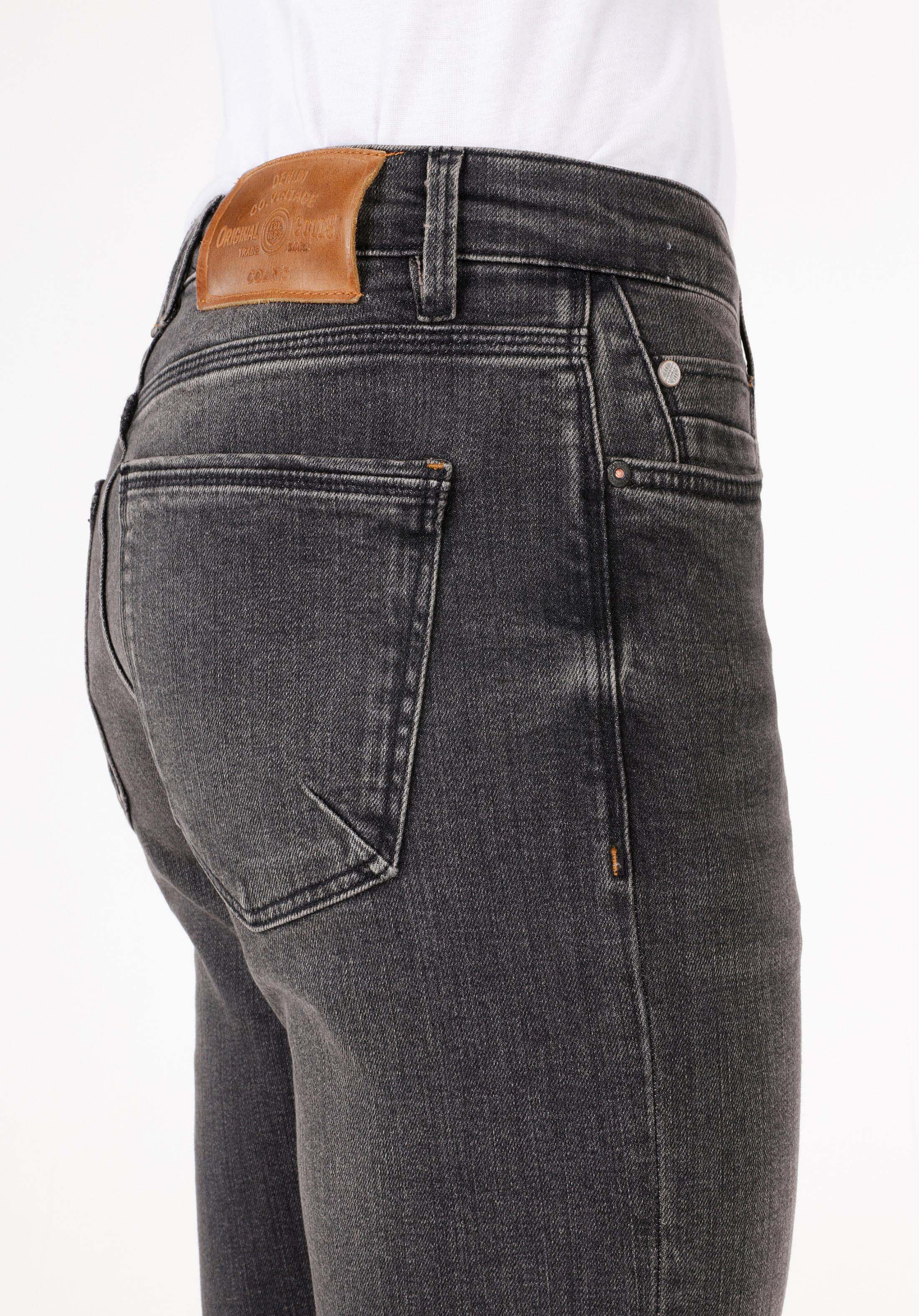 Slim Fit Düşük Bel Dar Paça Erkek Siyah Jean Pantolon