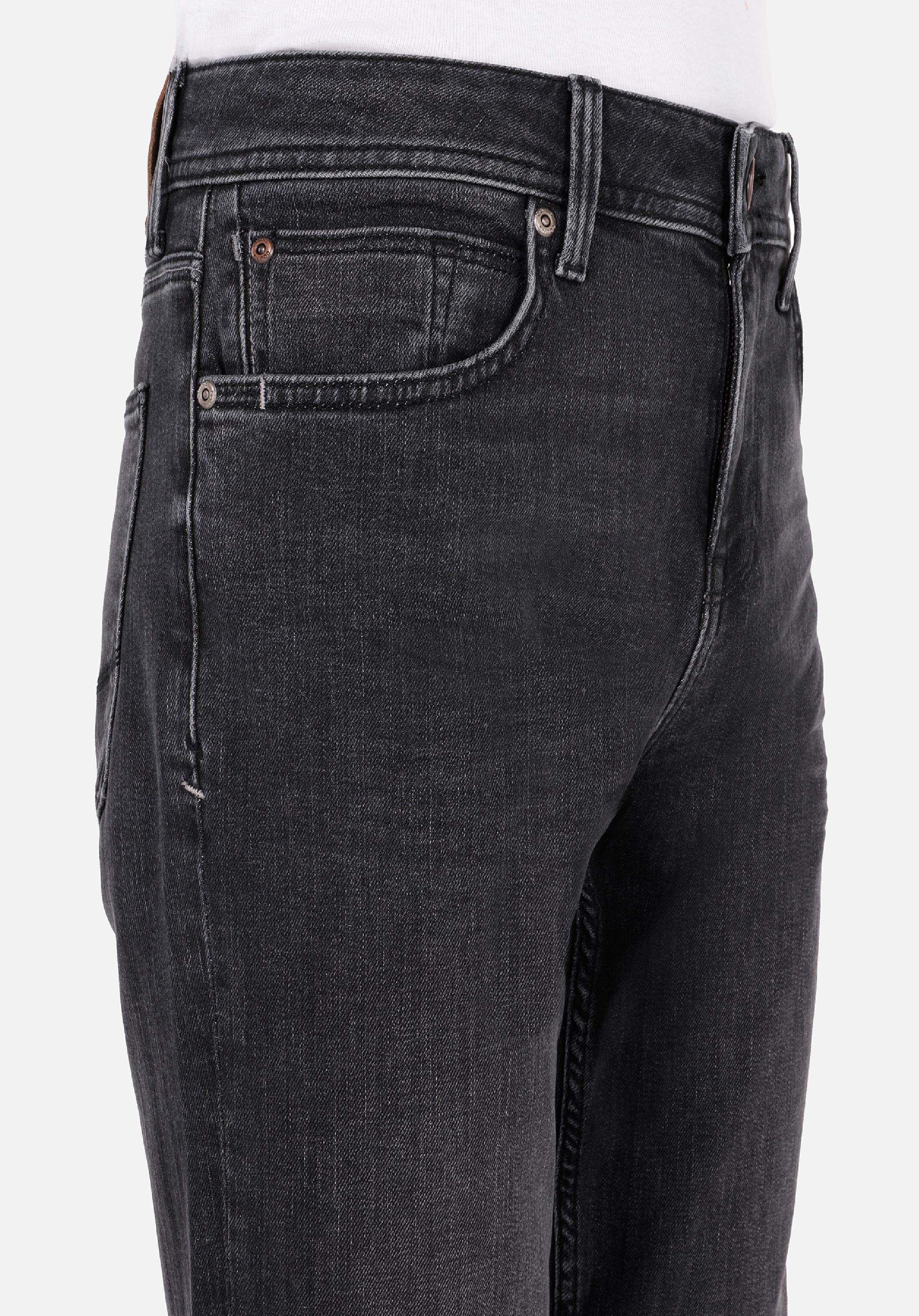 Straight Fit Düşük Bel Düz Paça Erkek Siyah Jean Pantolon