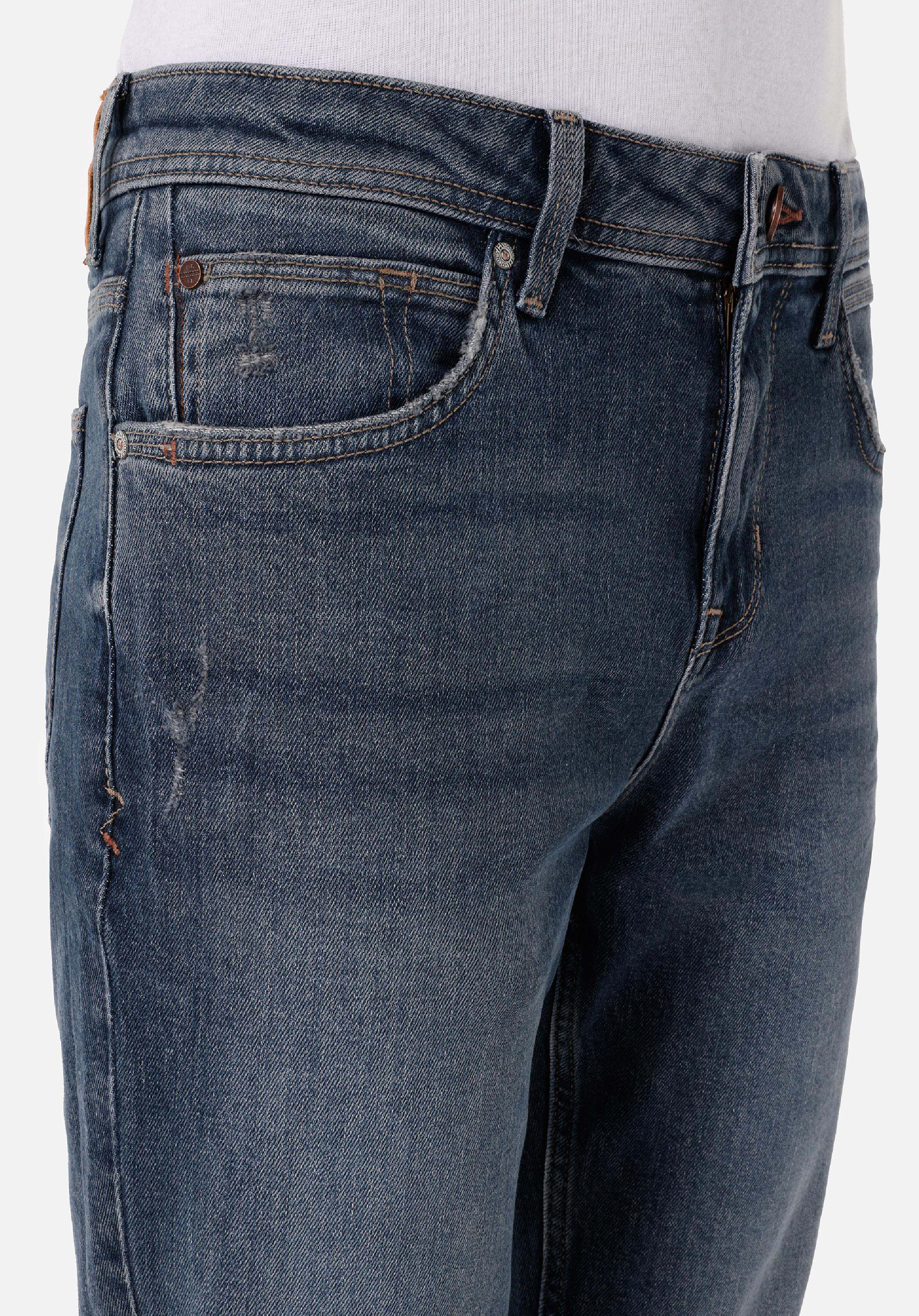 Straight Fit Düşük Bel Düz Paça Erkek İndigo Jean Pantolon