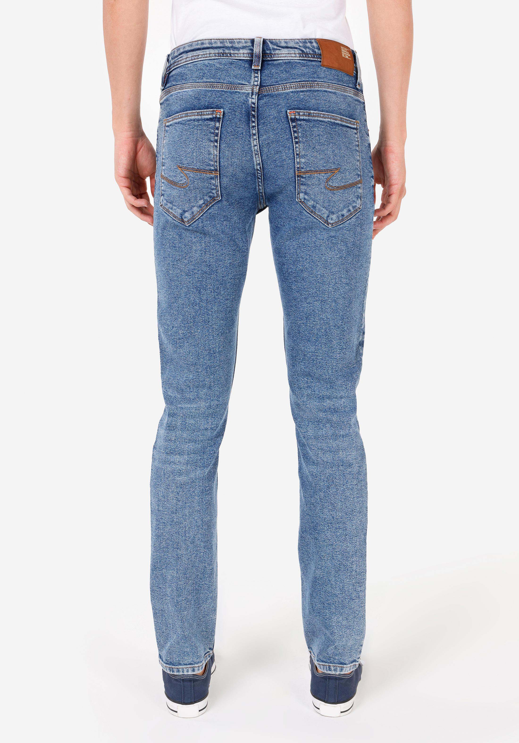 Straight Fit Düşük Bel Düz Paça Erkek Koyu İndigo Jean Pantolon