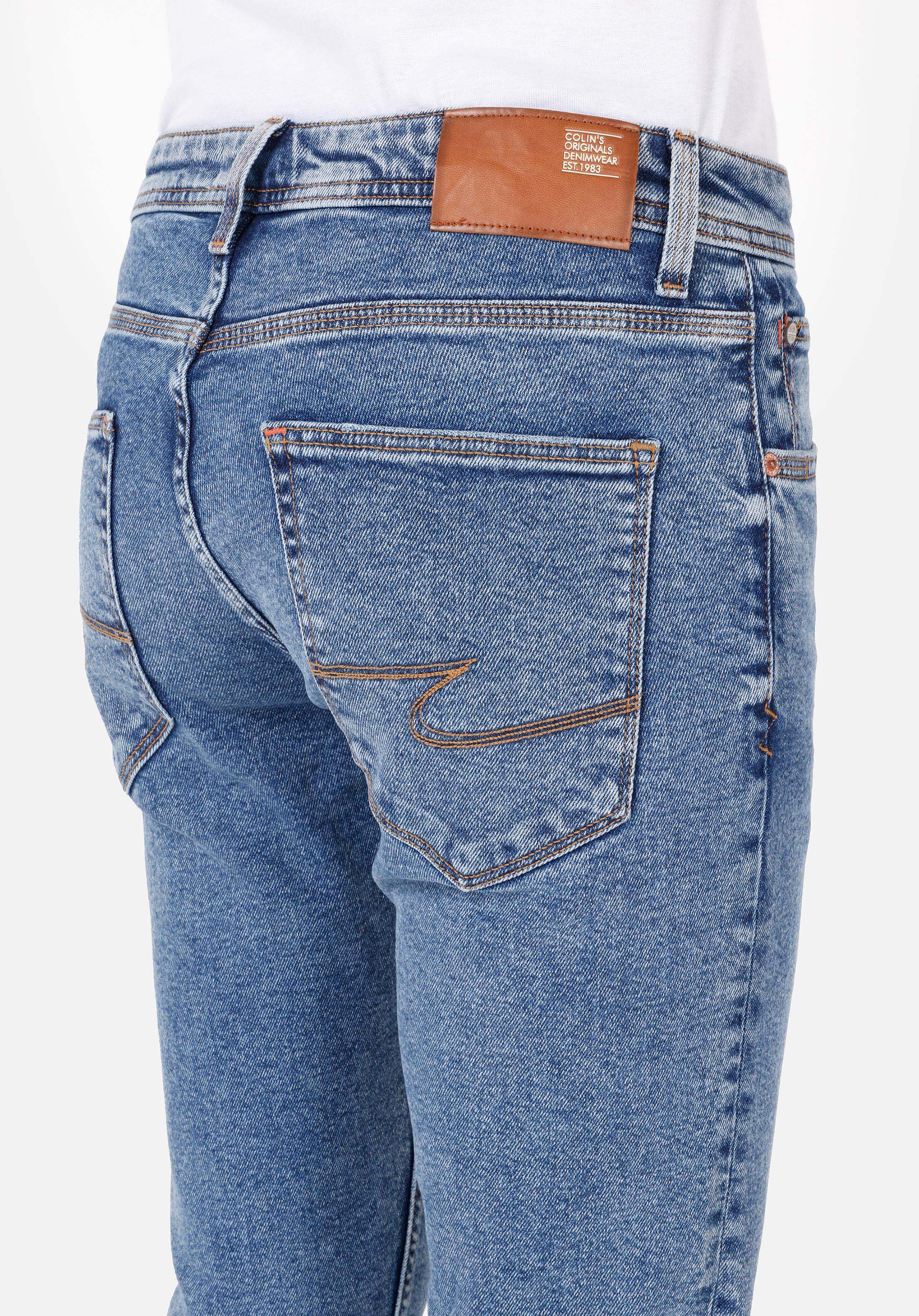 Straight Fit Düşük Bel Düz Paça Erkek Koyu İndigo Jean Pantolon